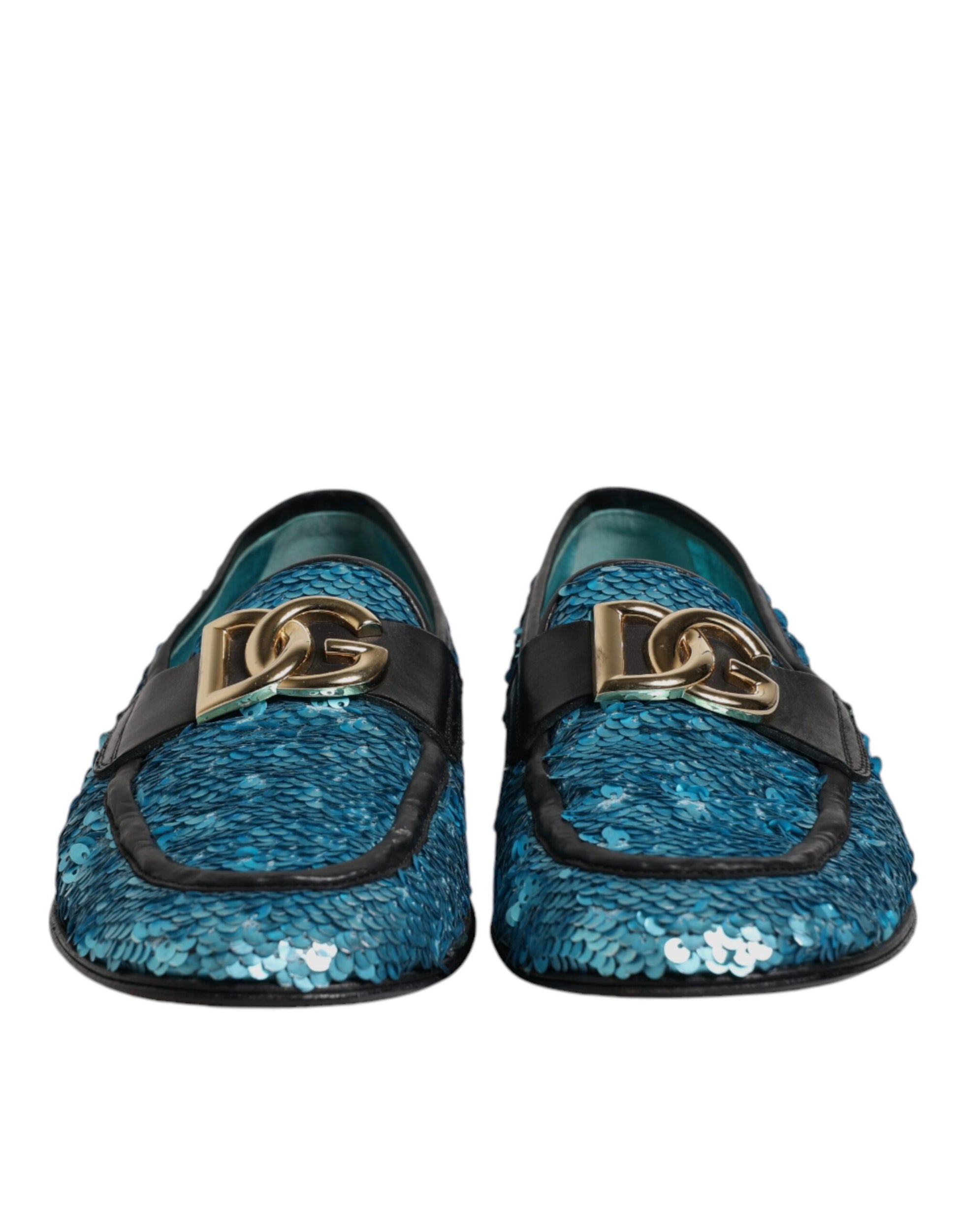 Dolce & Gabbana Blue Slip On Loafers for Men alternate view