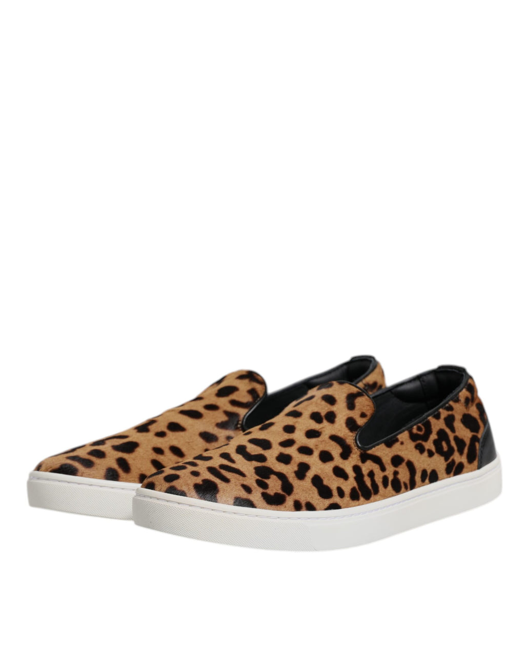 Dolce & Gabbana Brown Low Top Sneakers for Men side view
