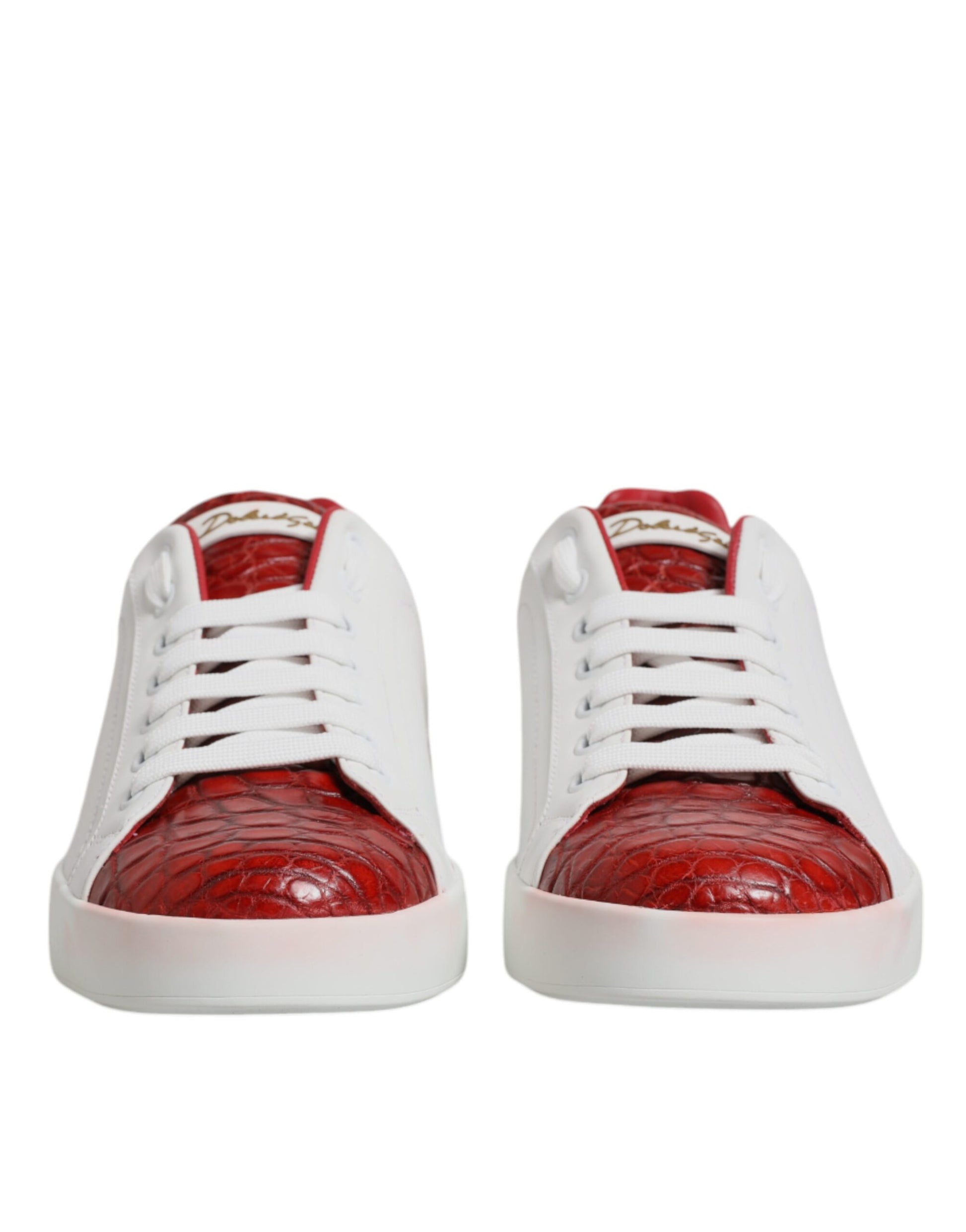 Dolce & Gabbana Red Low Top Sneakers for Men alternate view