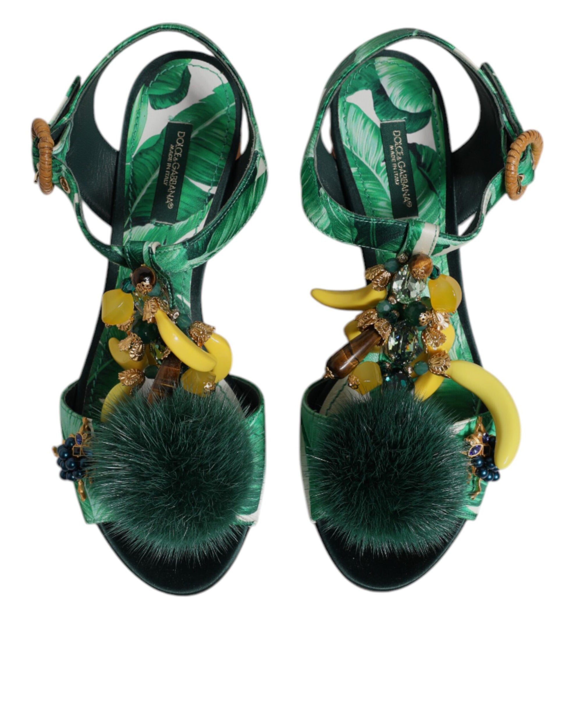 Dolce & Gabbana Green Strap Ons for Women detail view