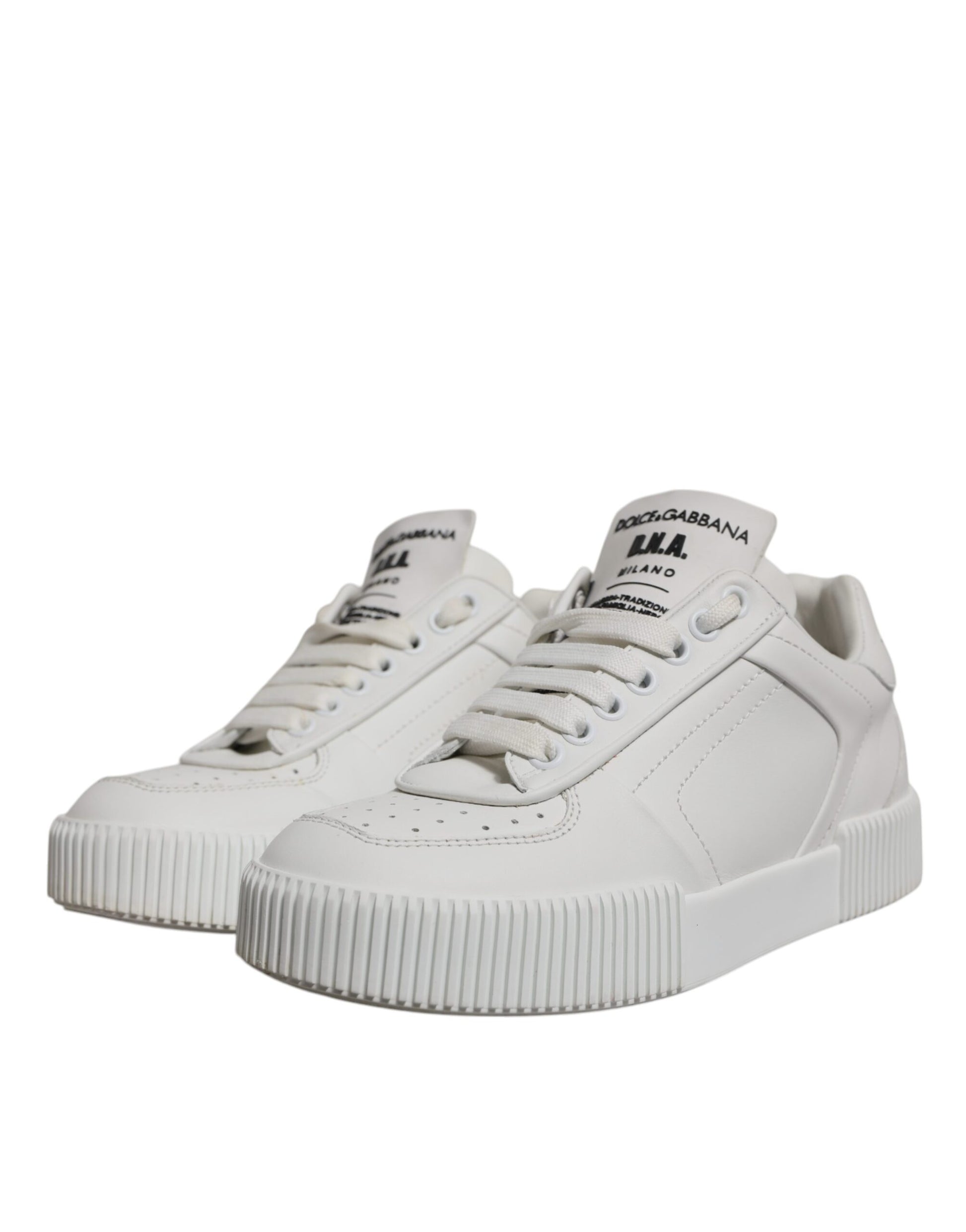 Dolce & Gabbana White Low Top Sneakers for Women detail view