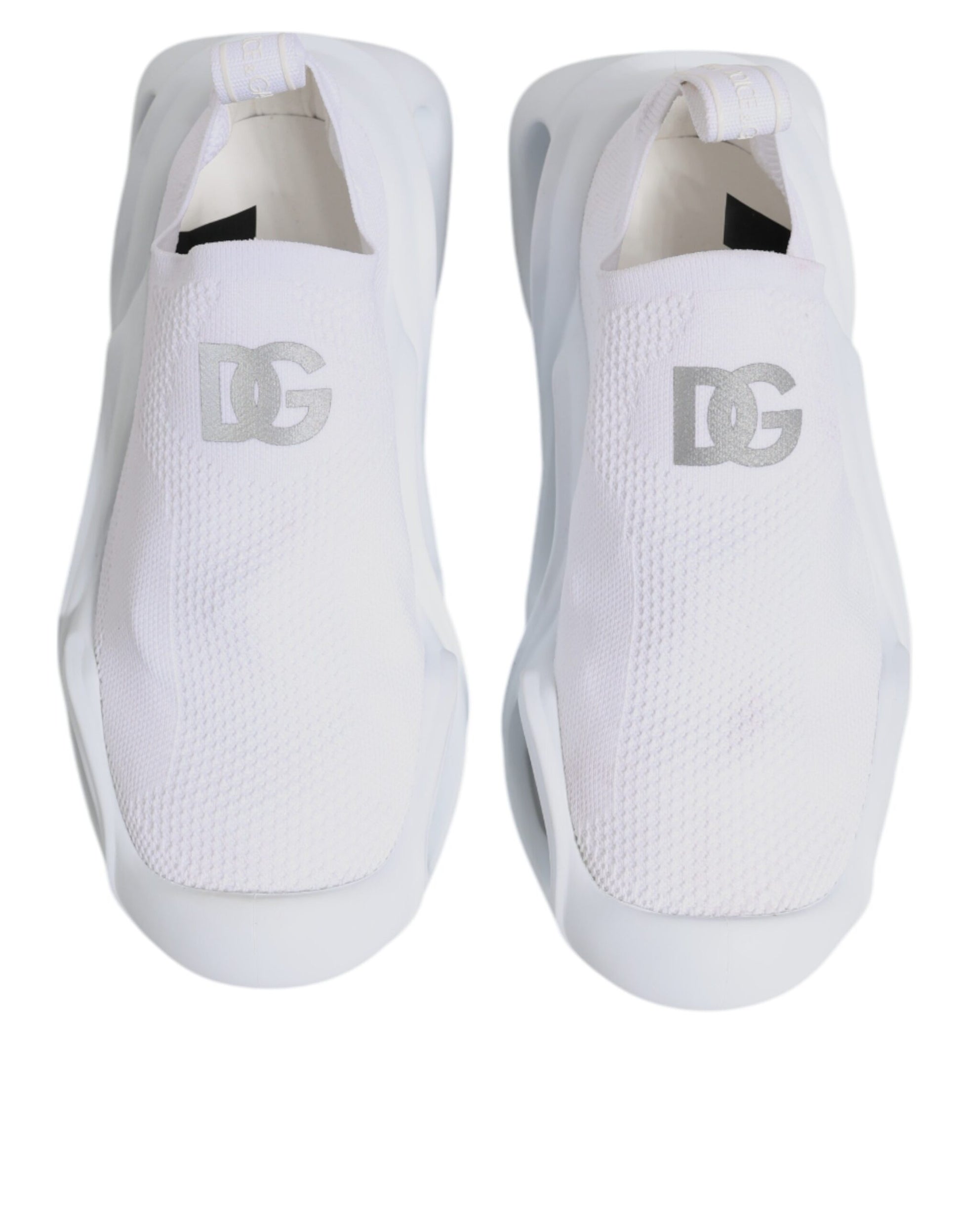 Dolce & Gabbana White Low Top Sneakers for Women detail view