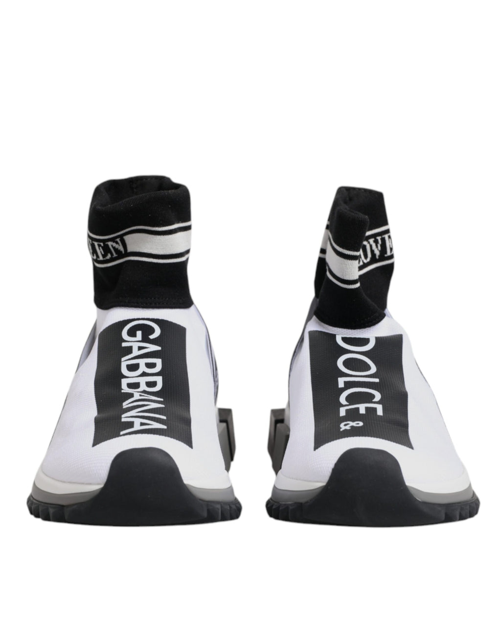 Chaussures Baskets Dolce & Gabbana Sorrento Chaussettes Blanches Noires