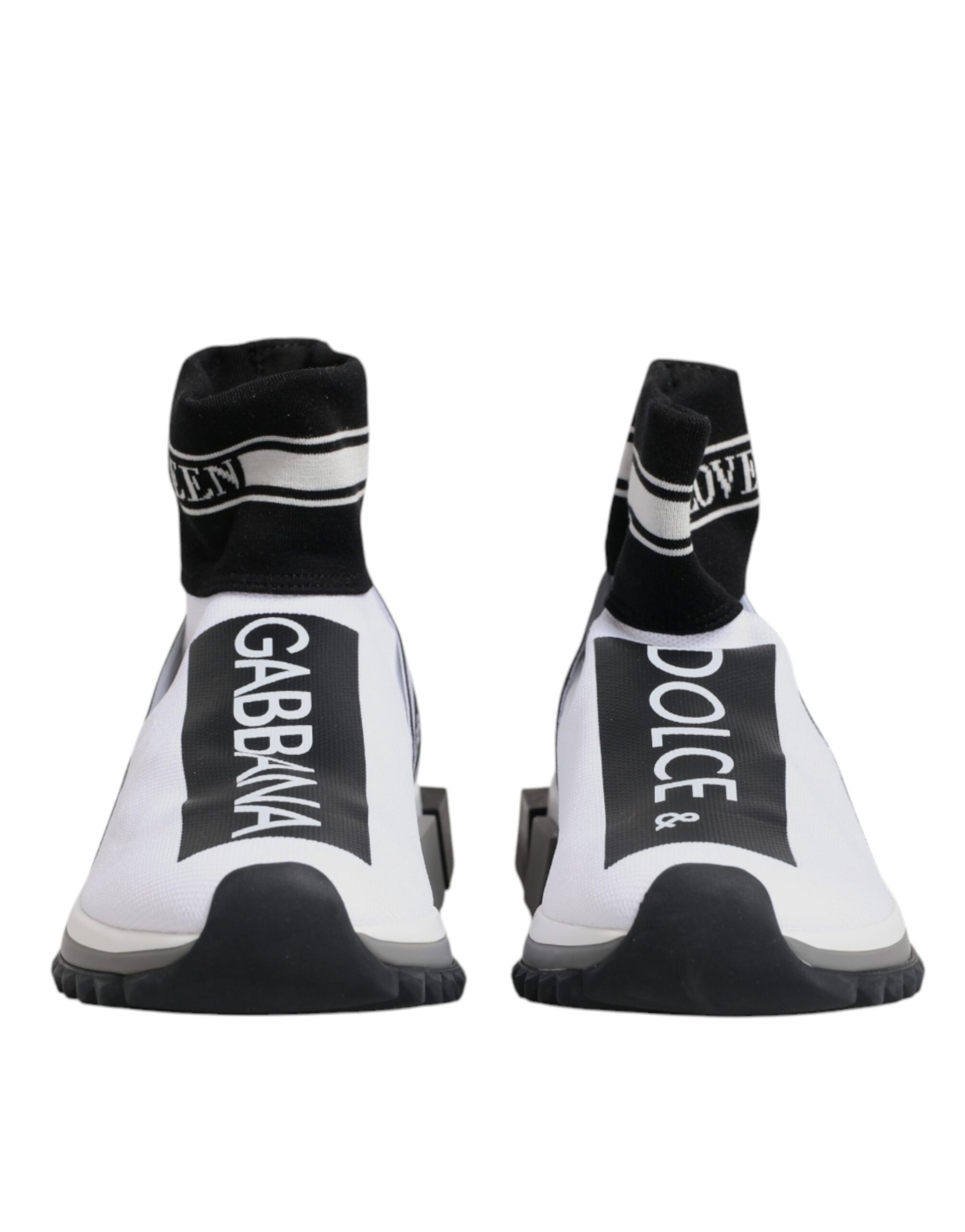 Chaussures Baskets Dolce & Gabbana Sorrento Chaussettes Blanches Noires
