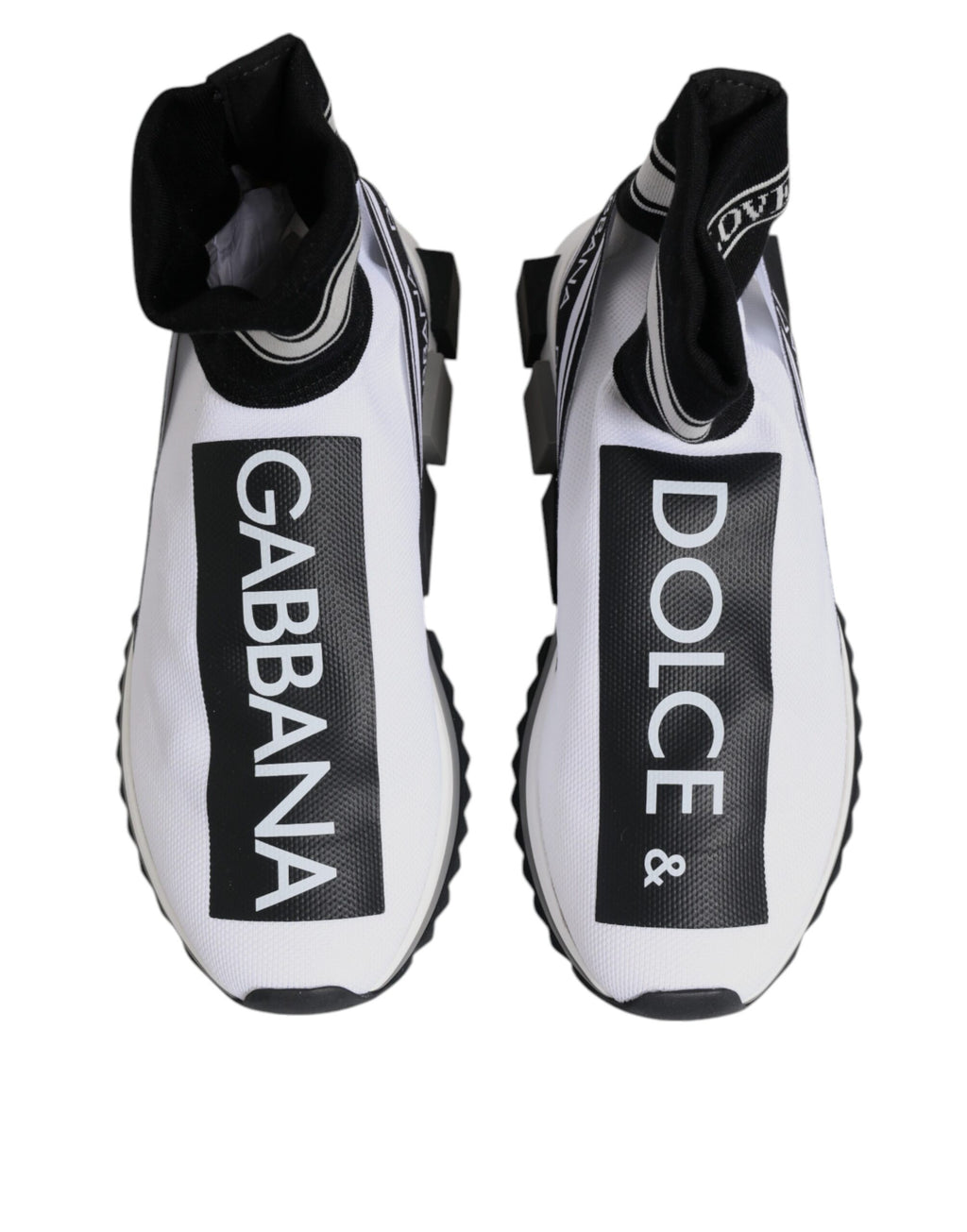 Chaussures Baskets Dolce & Gabbana Sorrento Chaussettes Blanches Noires