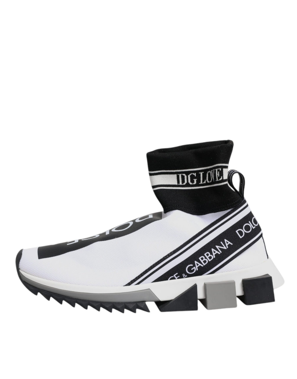 Chaussures Baskets Dolce & Gabbana Sorrento Chaussettes Blanches Noires