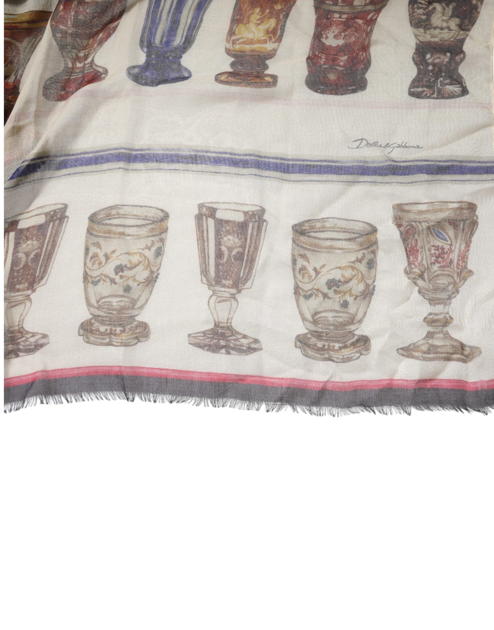 Dolce & Gabbana Multicolor Scarf for Women side view