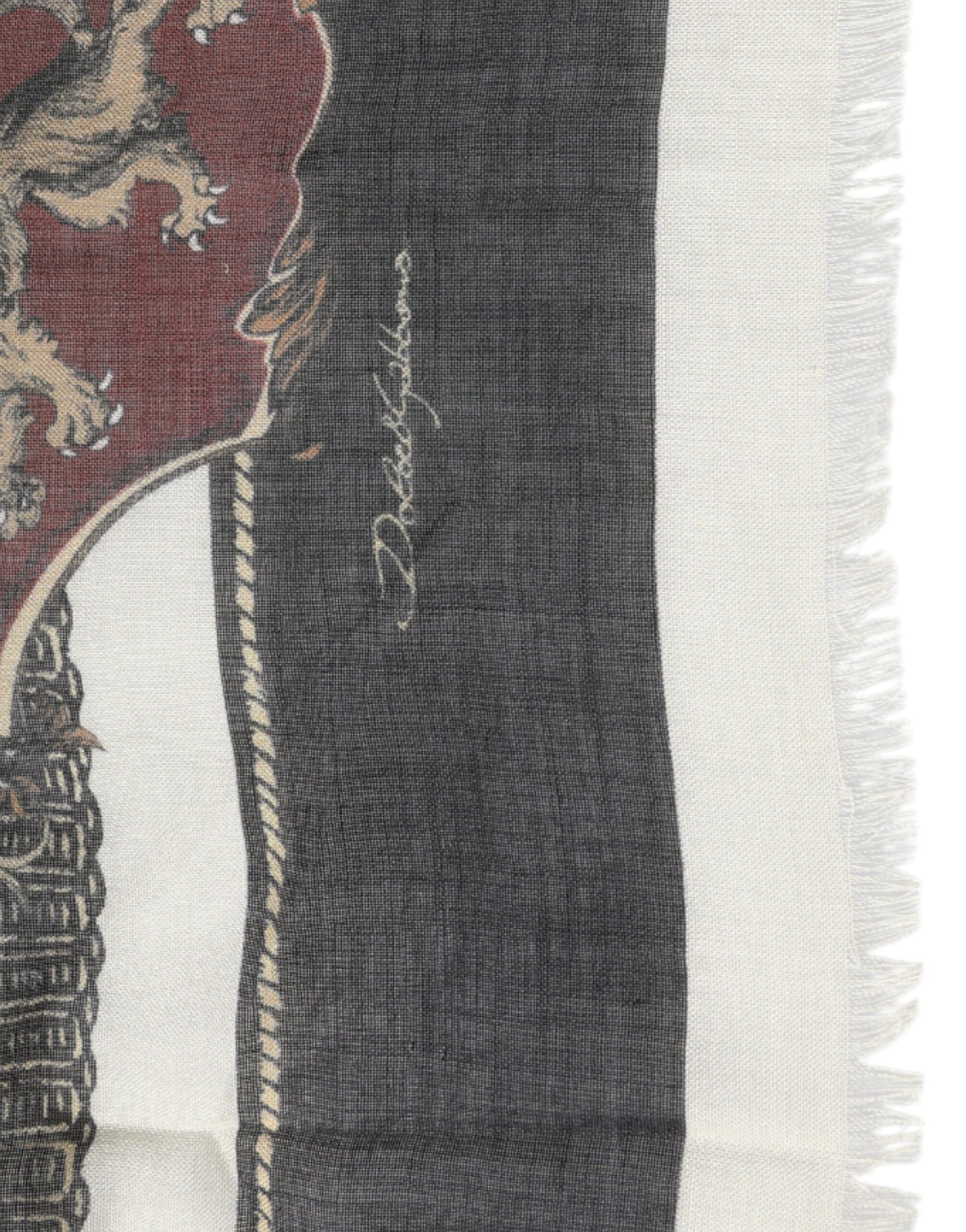 Dolce & Gabbana Multicolor Scarf for Men side view