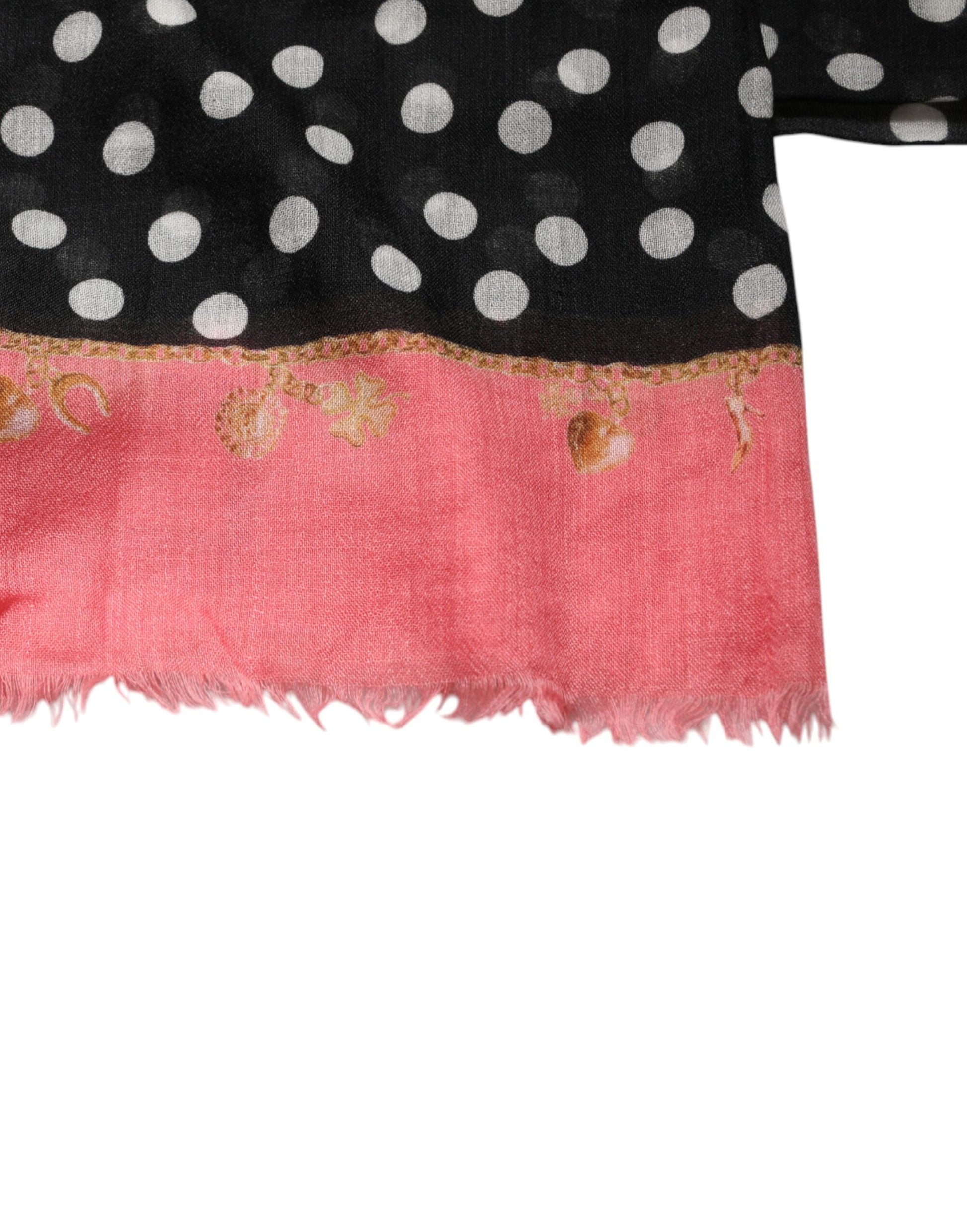 Dolce & Gabbana Black Scarf for Women side view