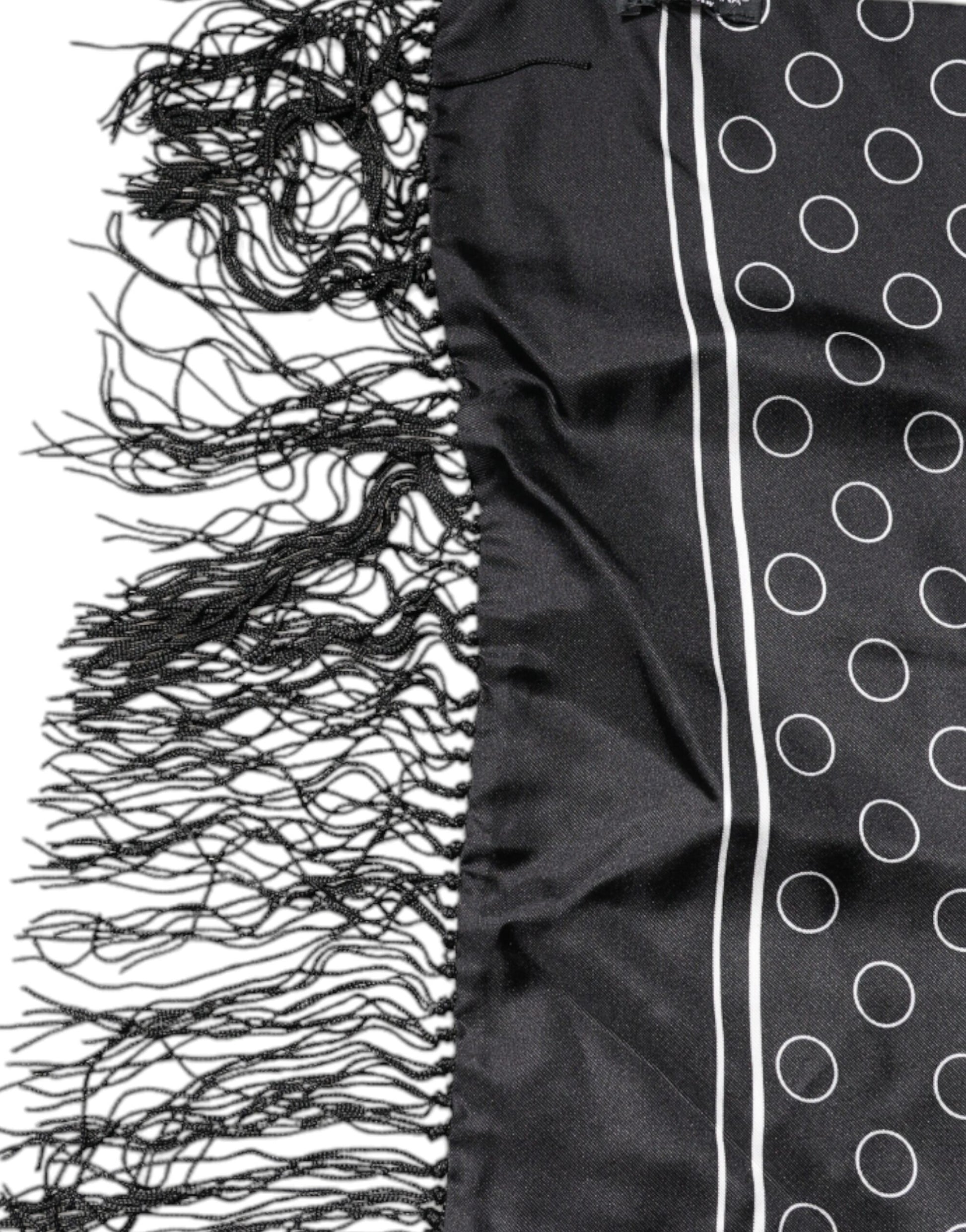 Dolce & Gabbana Black Scarf for Men detail view