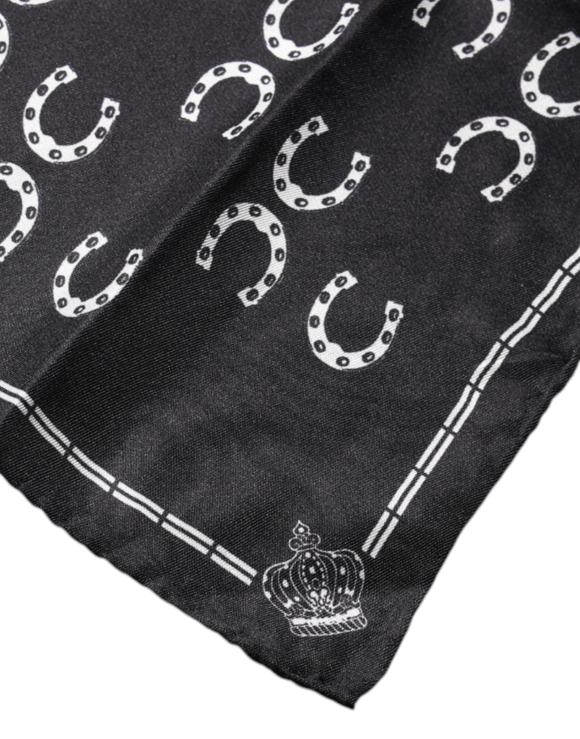 Dolce & Gabbana Black Scarf for Men detail view