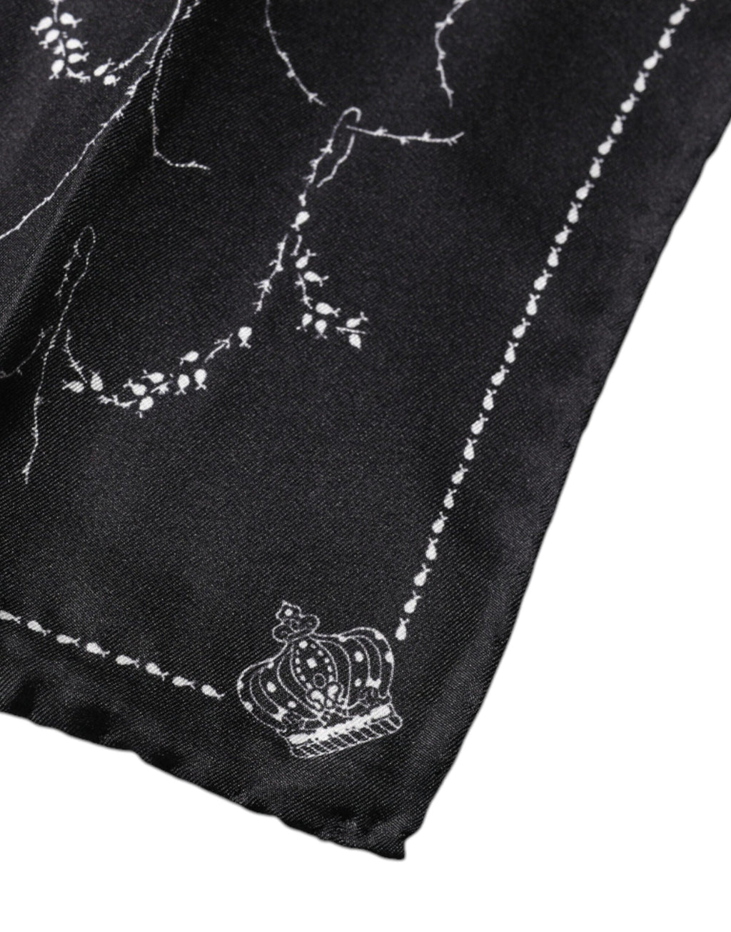 Dolce & Gabbana Black Scarf for Men detail view