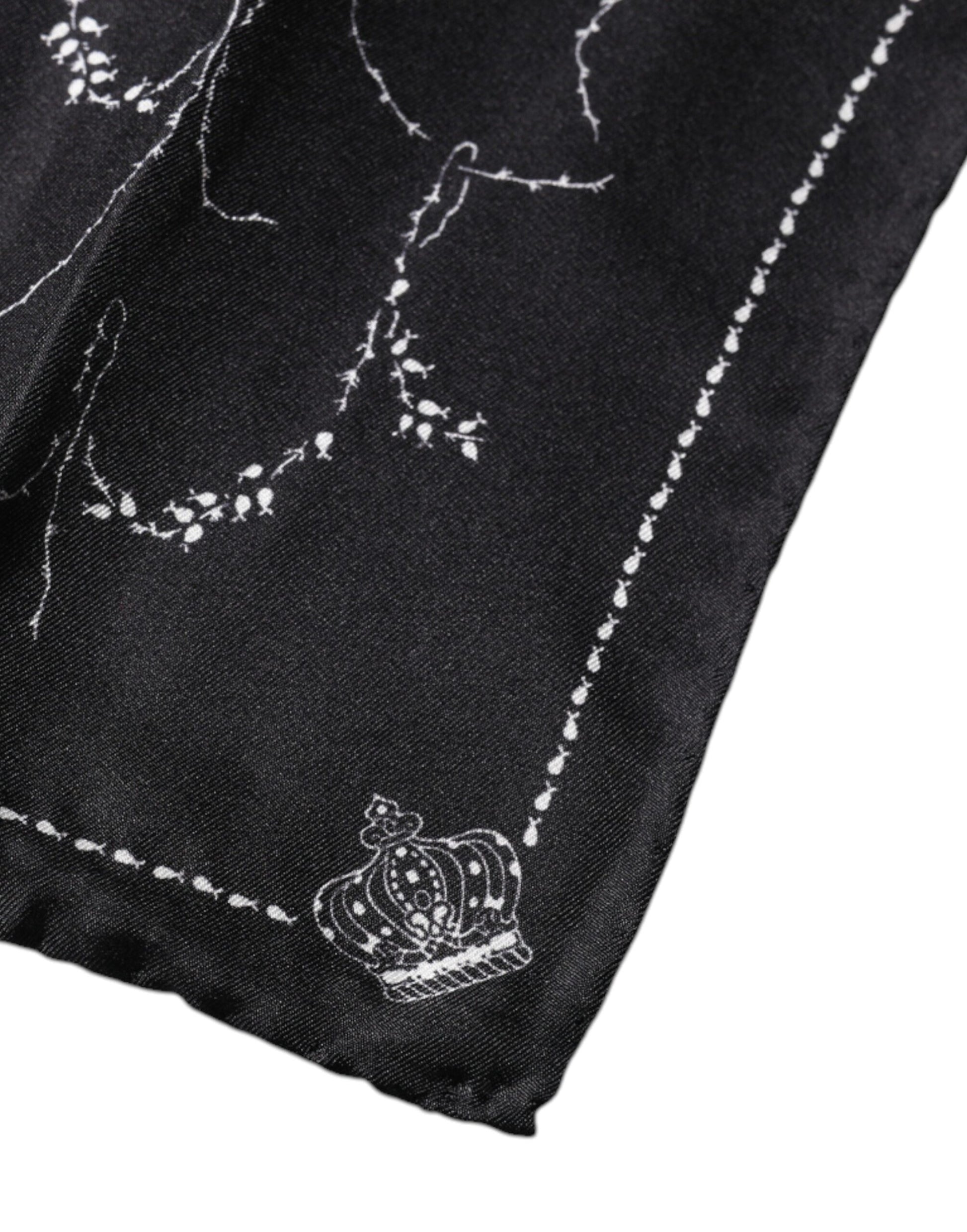 Dolce & Gabbana Black Scarf for Men detail view