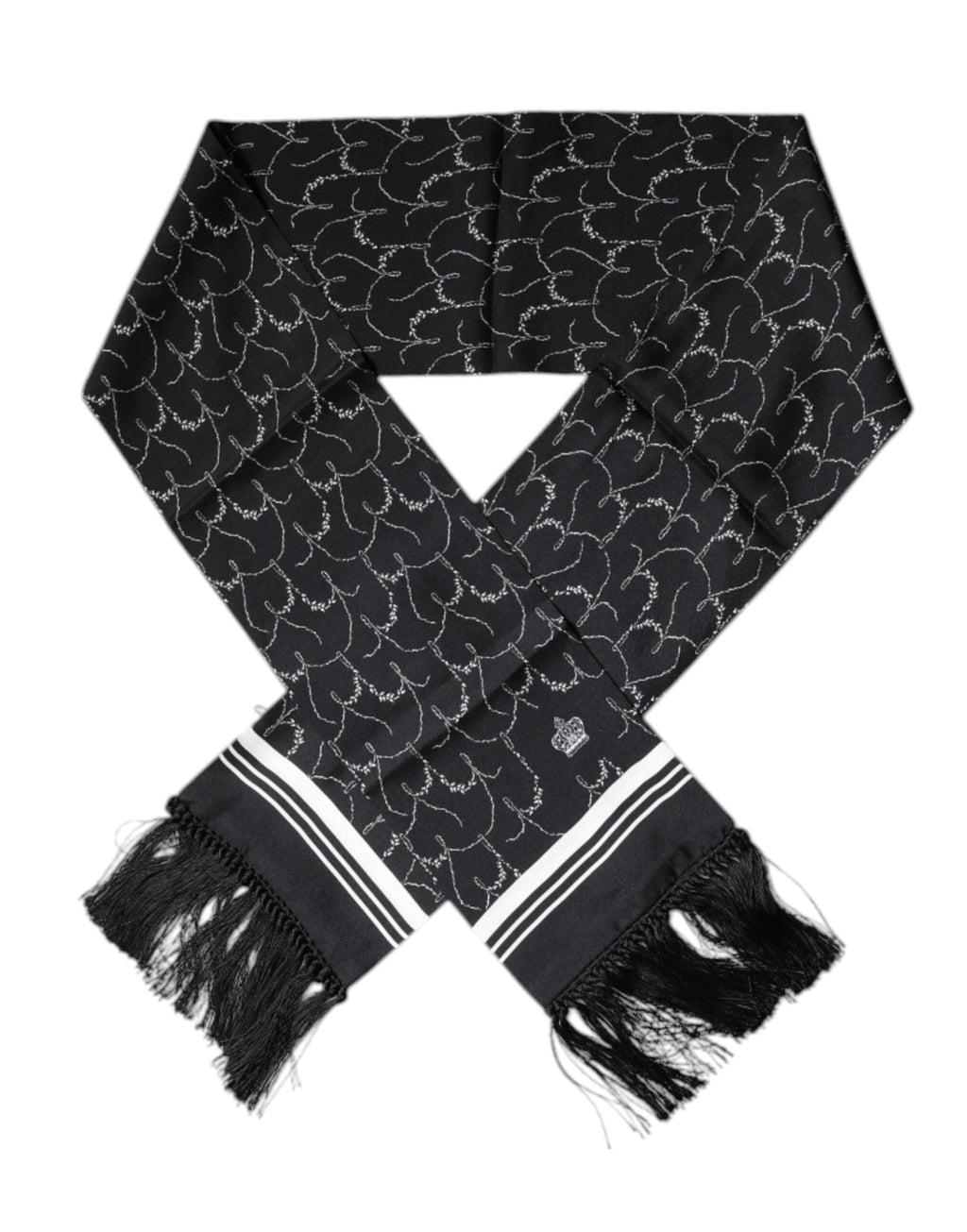 Dolce & Gabbana Black Scarf for Men detail view