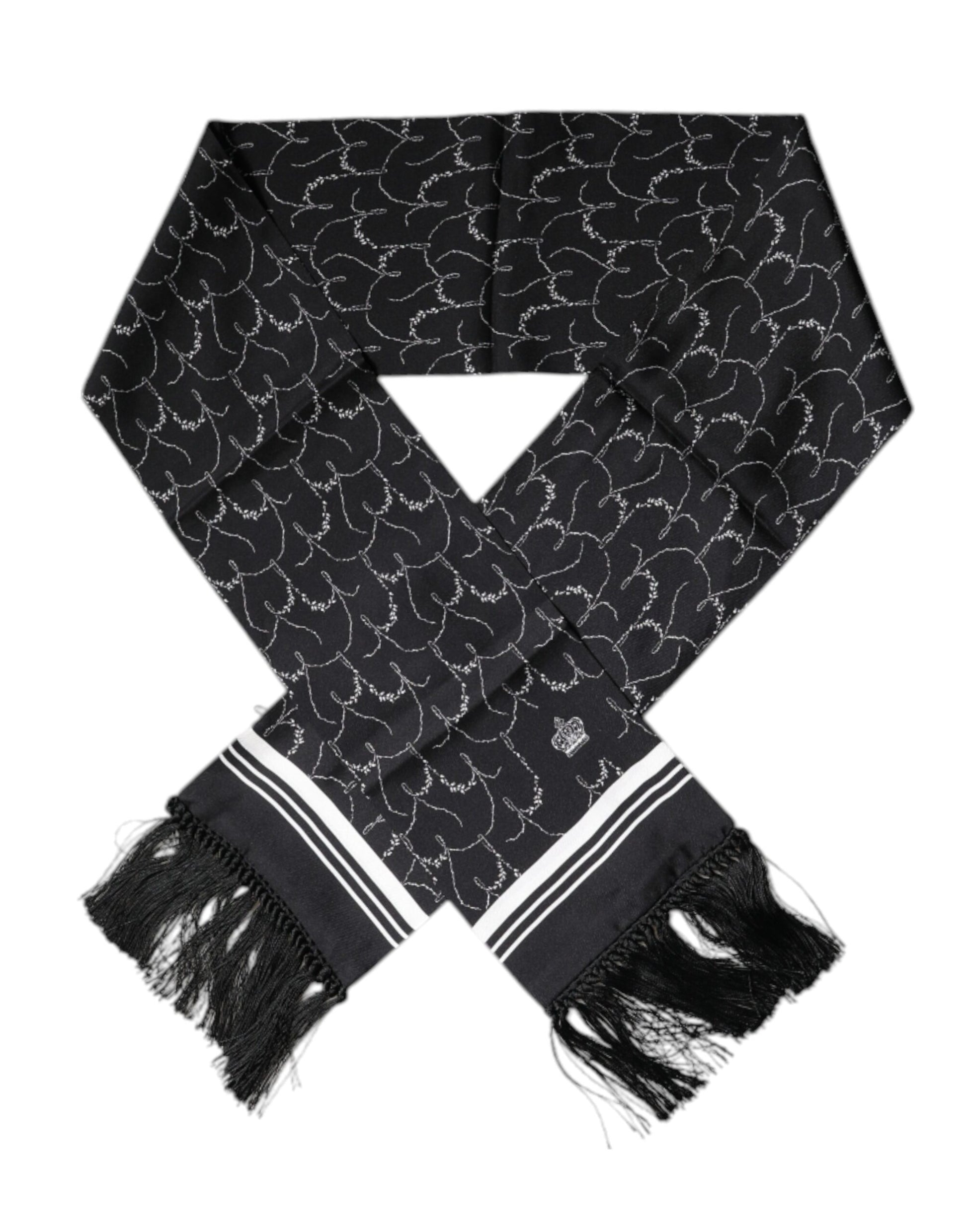 Dolce & Gabbana Black Scarf for Men detail view