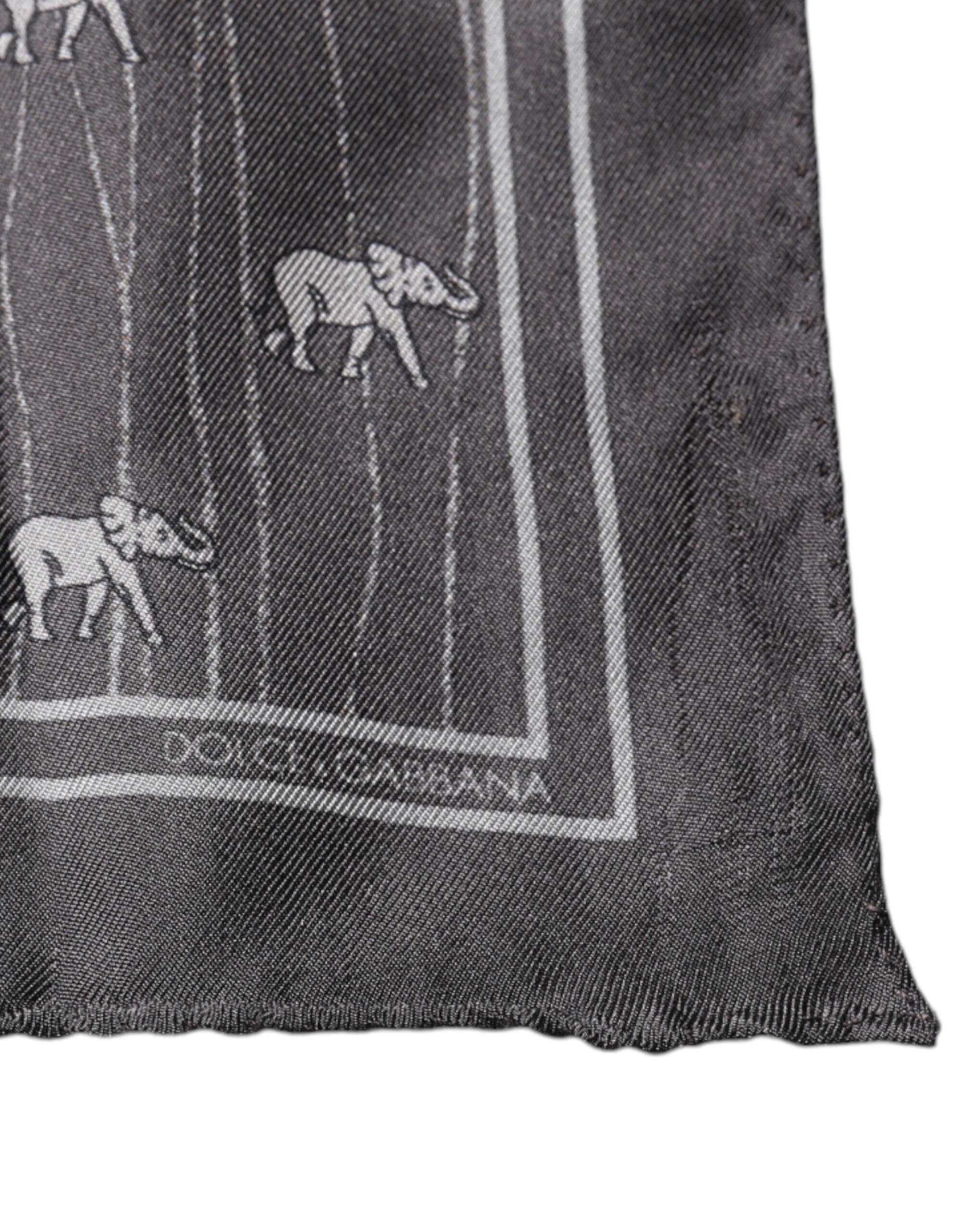 Dolce & Gabbana Brown Scarf for Women detail view