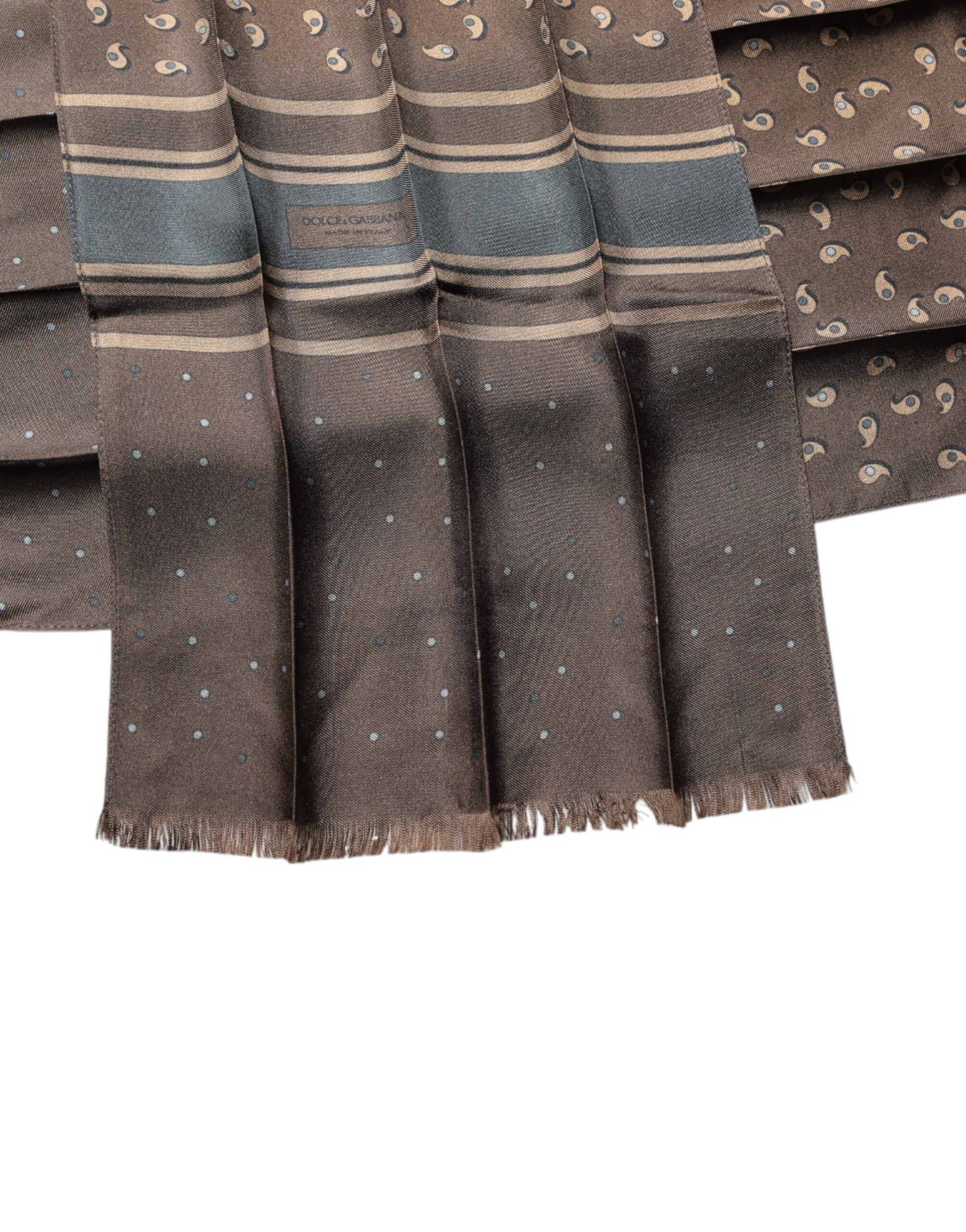 Dolce & Gabbana Brown Scarf for Men additional view