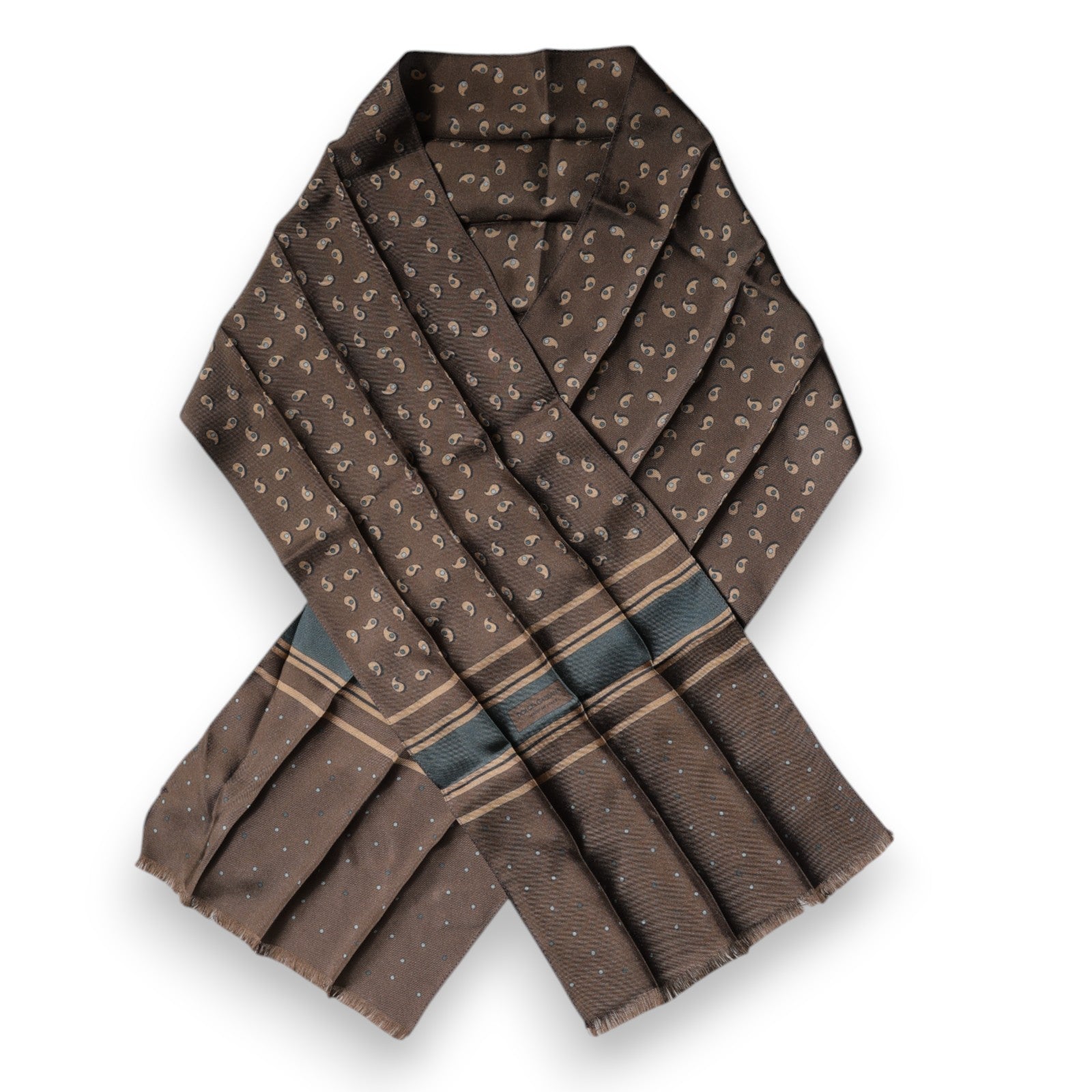 Dolce & Gabbana Brown Scarf detail view