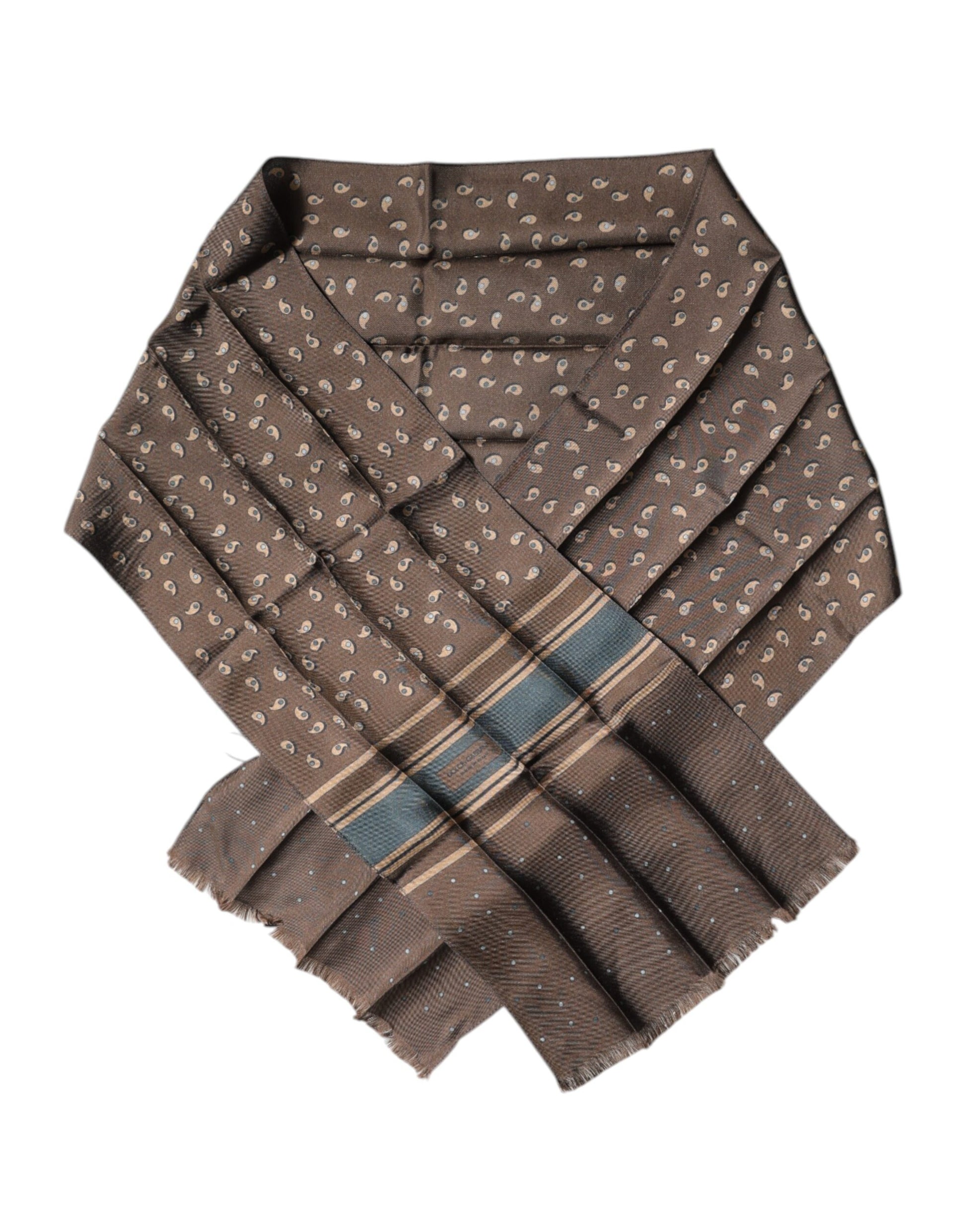 Dolce & Gabbana Brown Scarf for Men alternate view