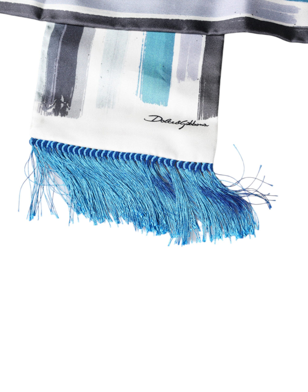 Dolce & Gabbana White Scarf for Men side view