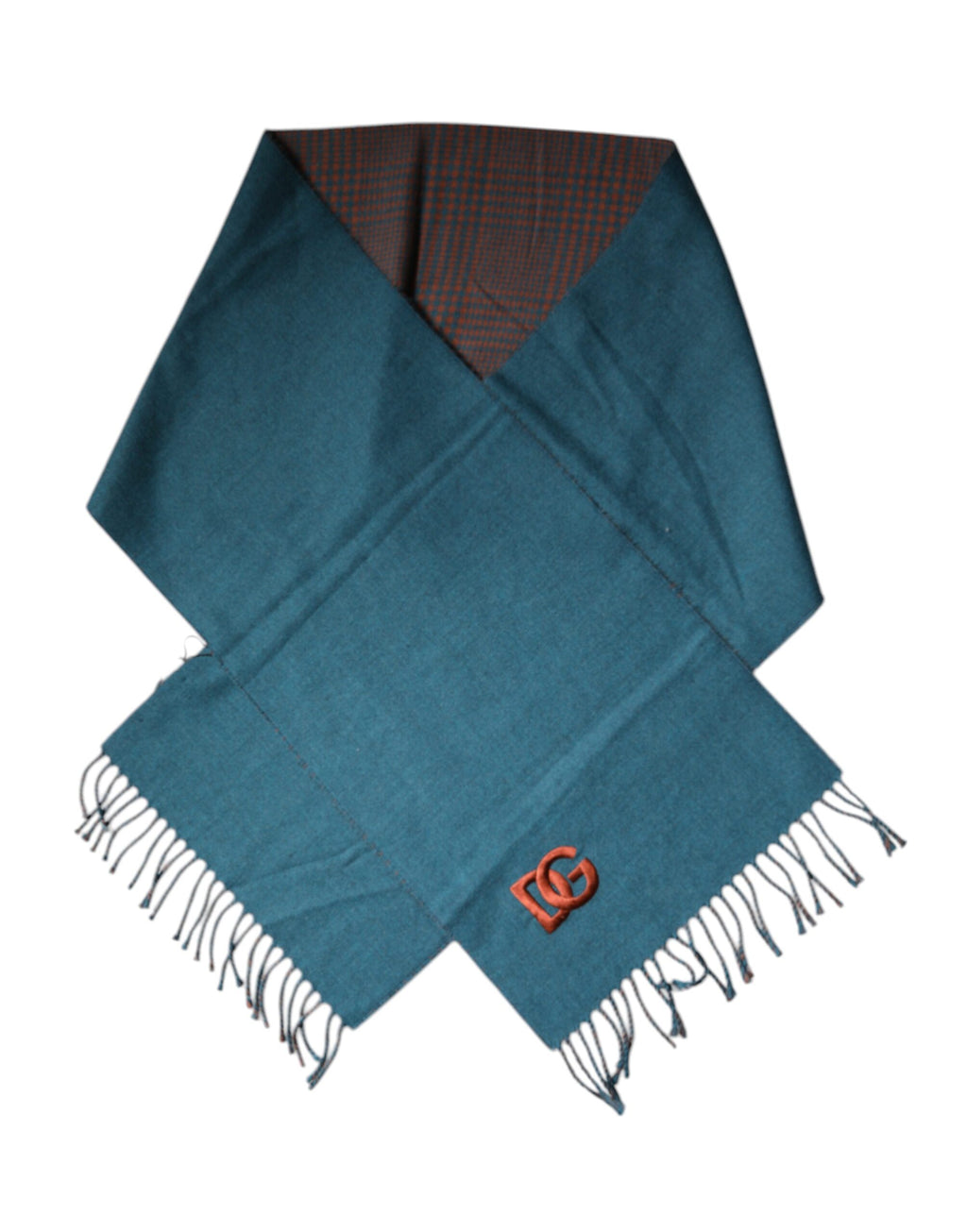 Dolce & Gabbana Blue Scarf for Men side view