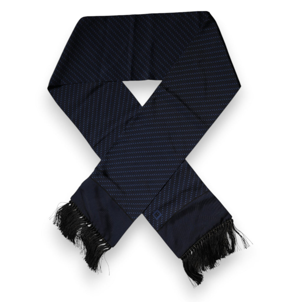 Dolce & Gabbana Blue Scarf side view