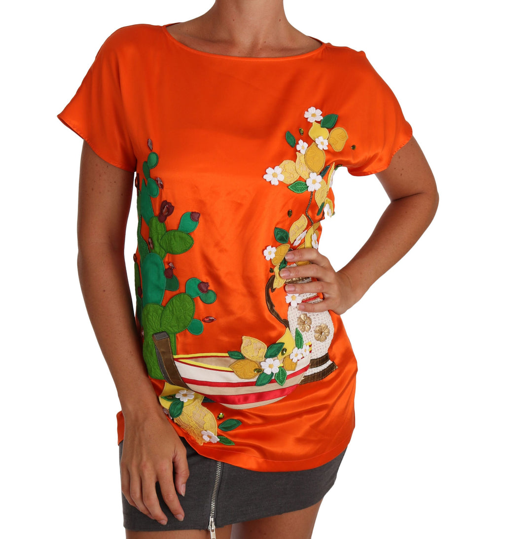 Dolce & Gabbana Orange T-Shirt for Women