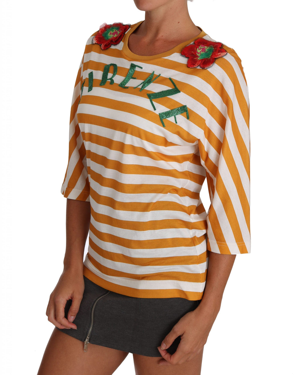 Dolce & Gabbana Orange T-Shirt for Women side view