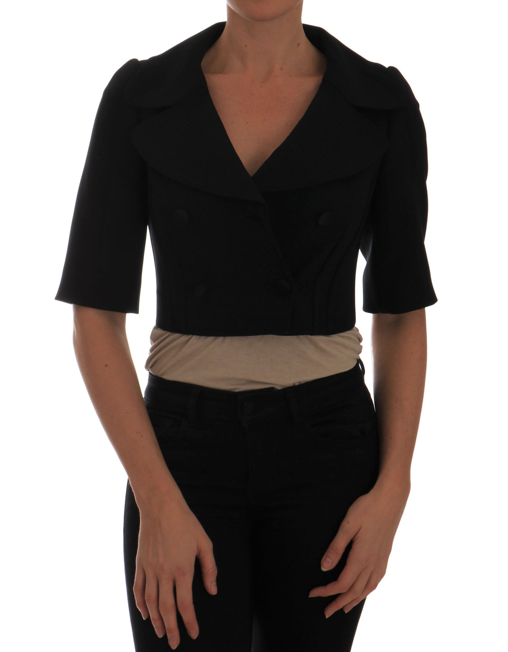 Blazer court noir Dolce & Gabbana