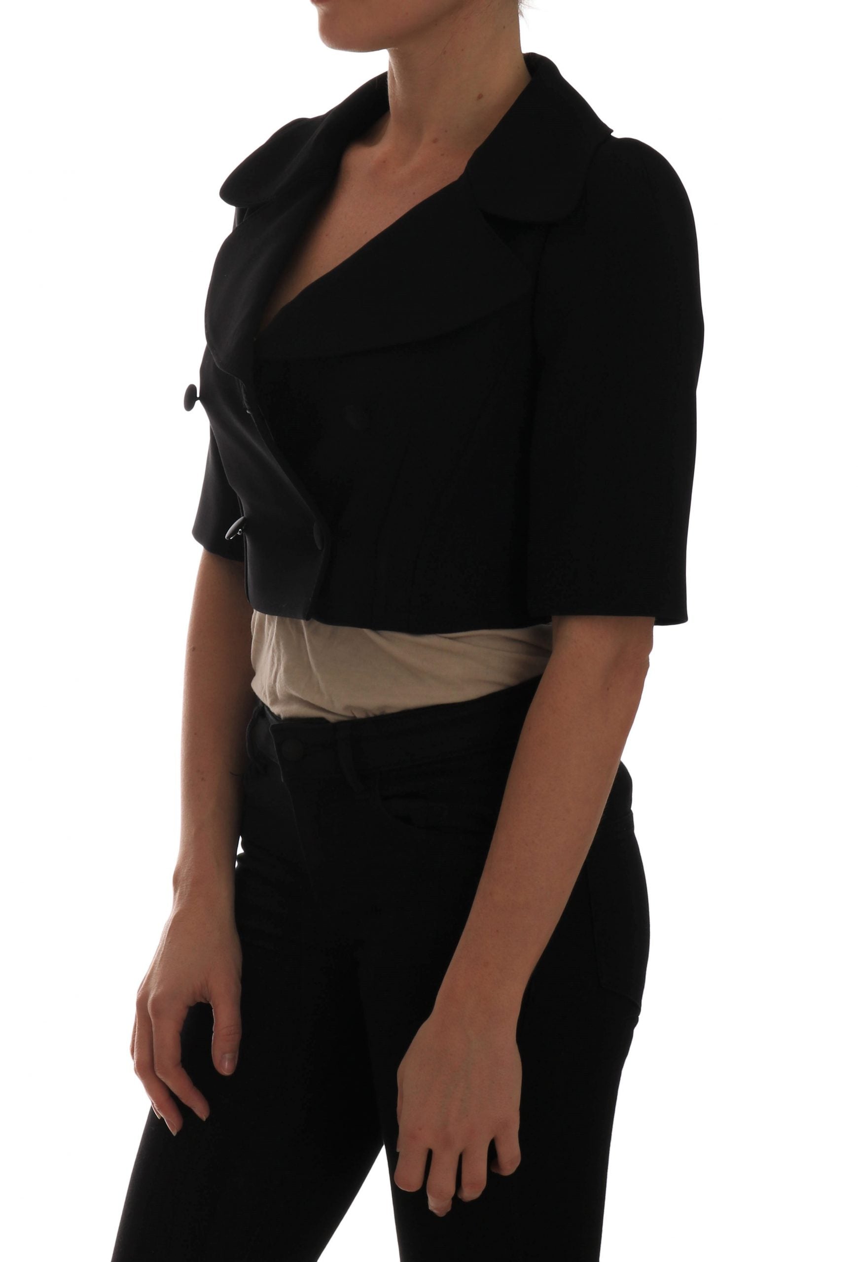 Blazer court noir Dolce & Gabbana