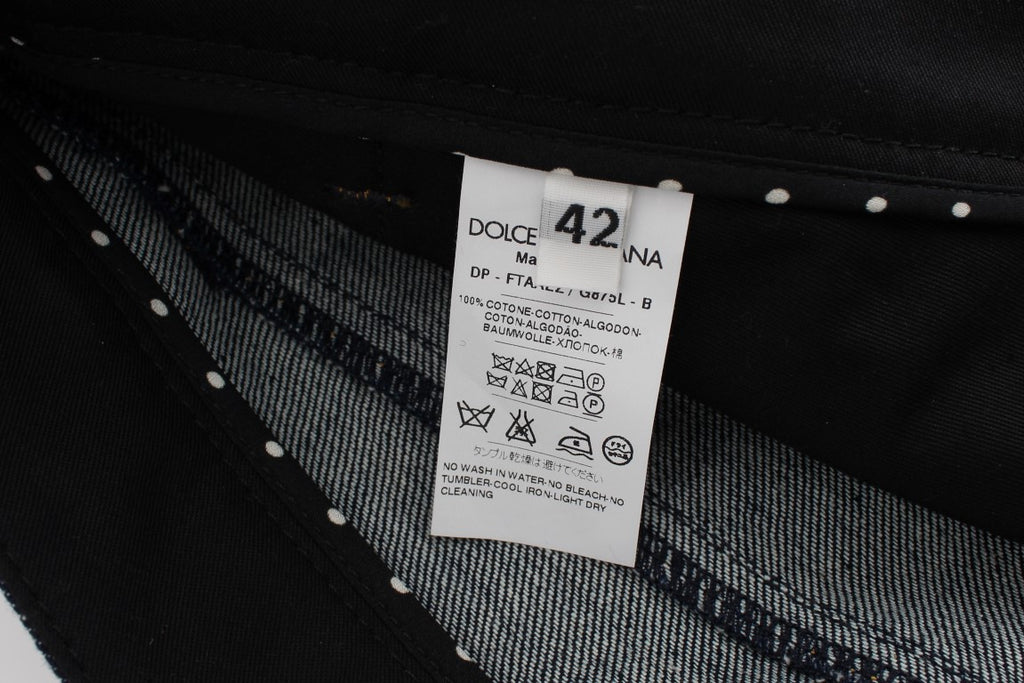 Dolce & Gabbana Blue Cropped Jeans for Women additional view