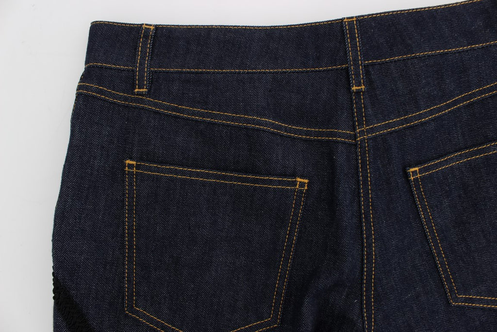 Dolce & Gabbana Blue Cropped Jeans for Women additional view