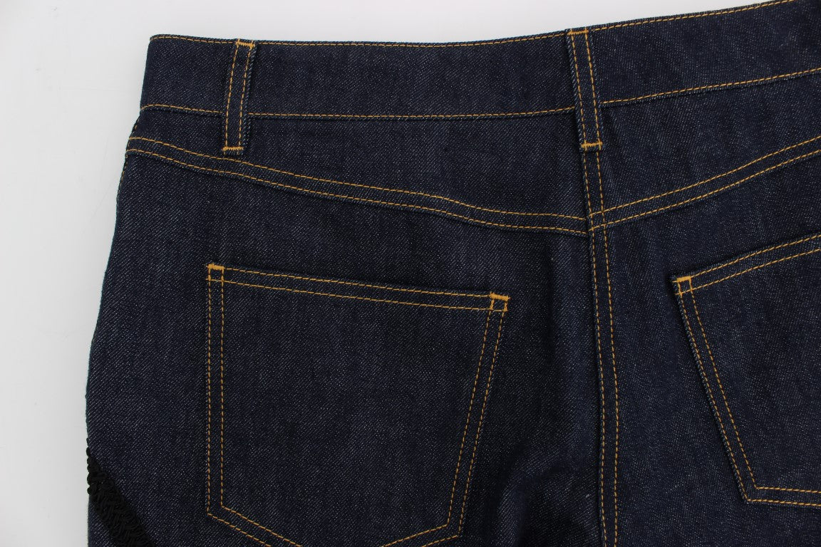 Dolce & Gabbana Blue Cropped Jeans for Women additional view