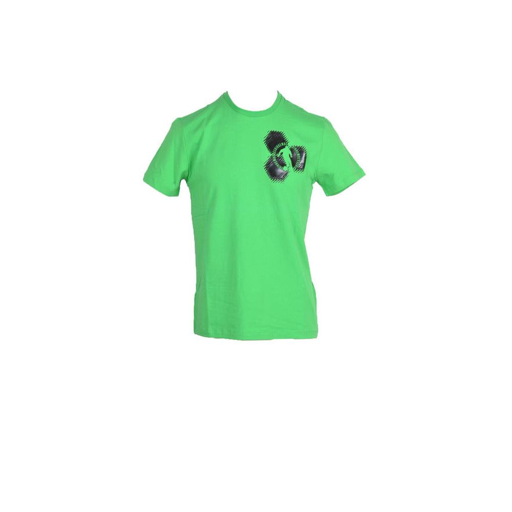 T-shirt bicolore en coton Bikkembergs