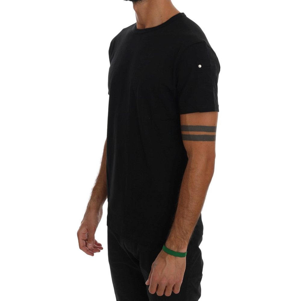 Daniele Alessandrini Black T-Shirt for Men alternate view