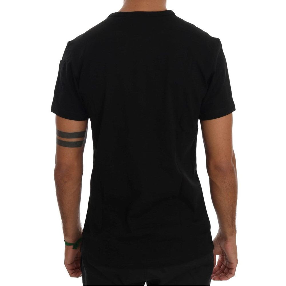 Daniele Alessandrini Black T-Shirt for Men detail view