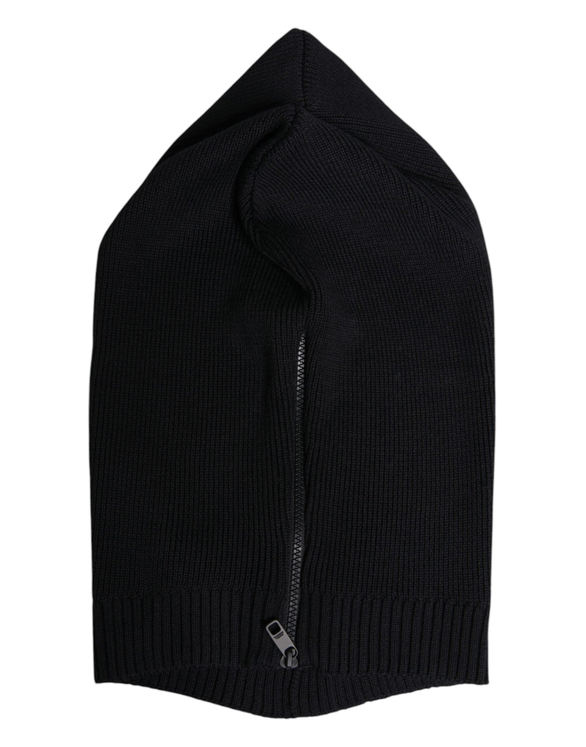 Dolce & Gabbana Black Beanie for Men side view