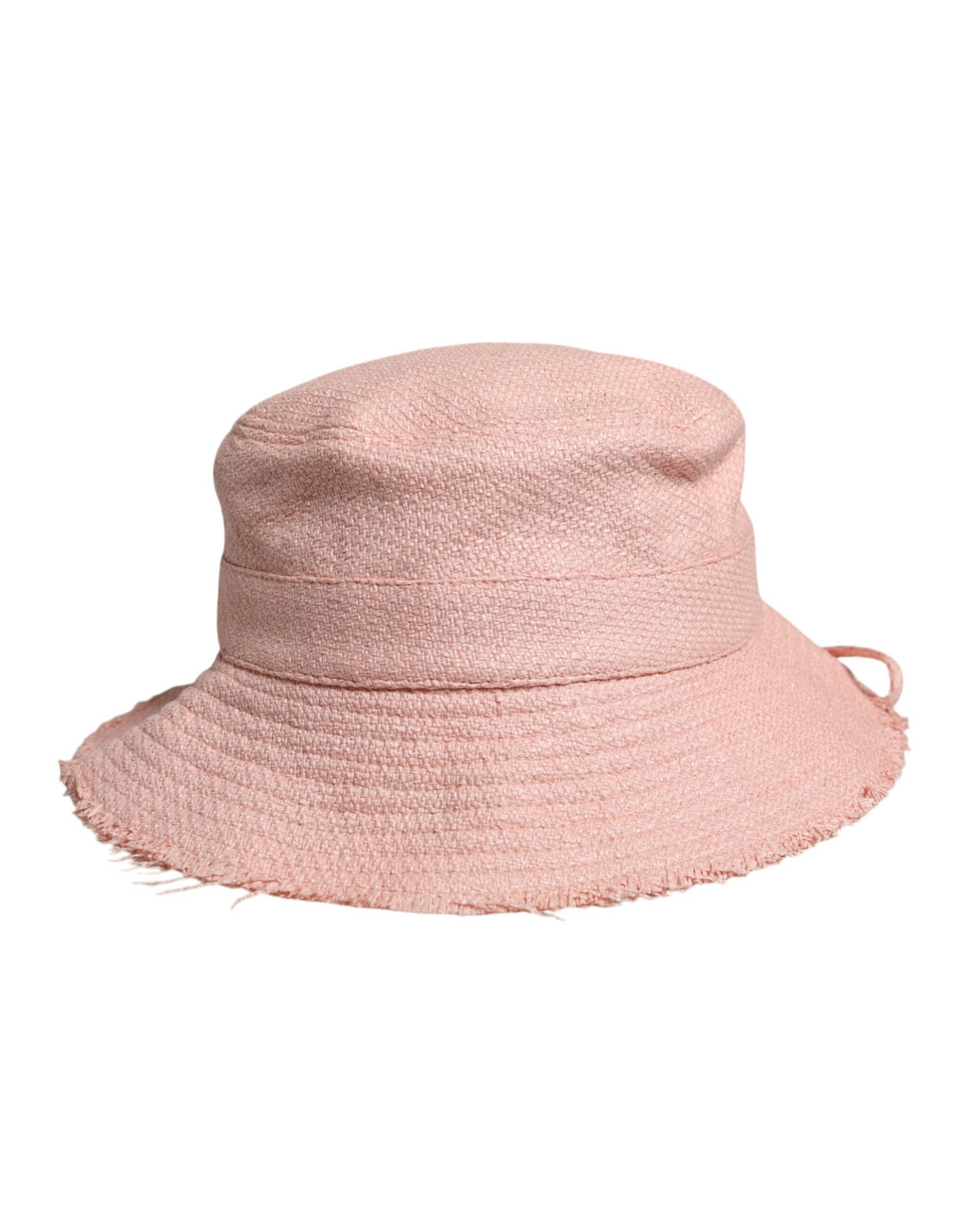 Chapeau bob Dolce & Gabbana en coton rose à large bord