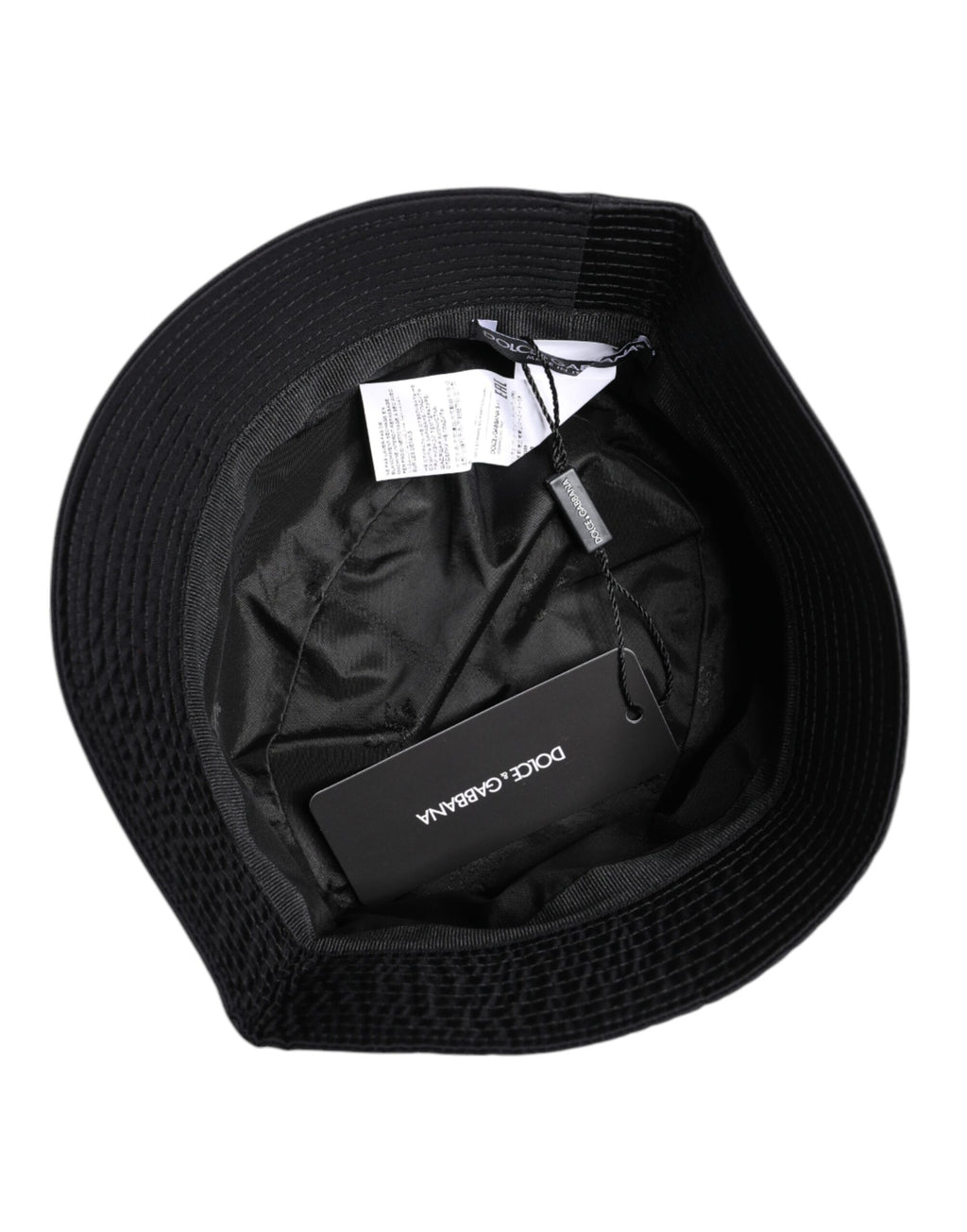 Bob Dolce & Gabbana en coton noir à large bord