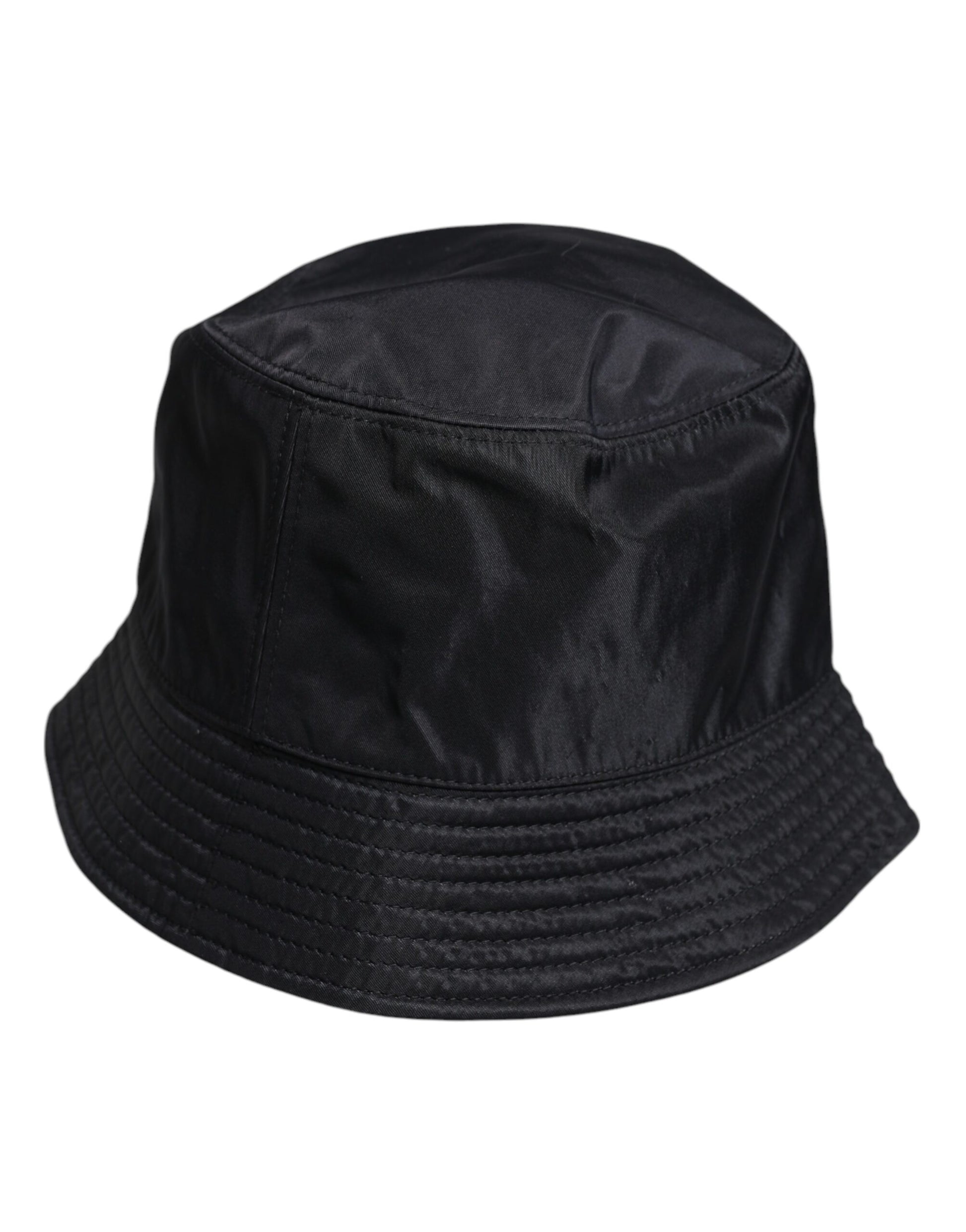 Dolce & Gabbana Black Bucket Hats for Men side view