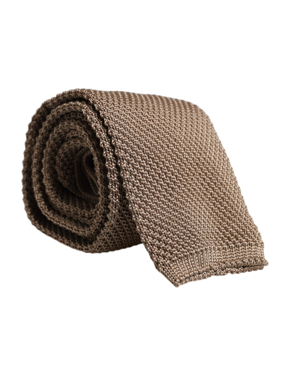 Cravate réglable en soie marron Dolce & Gabbana