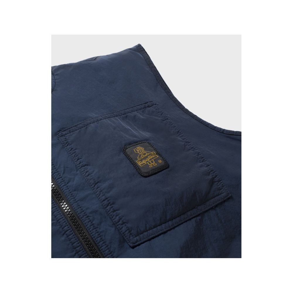 Refrigiwear Blue Polyamide Men Vest