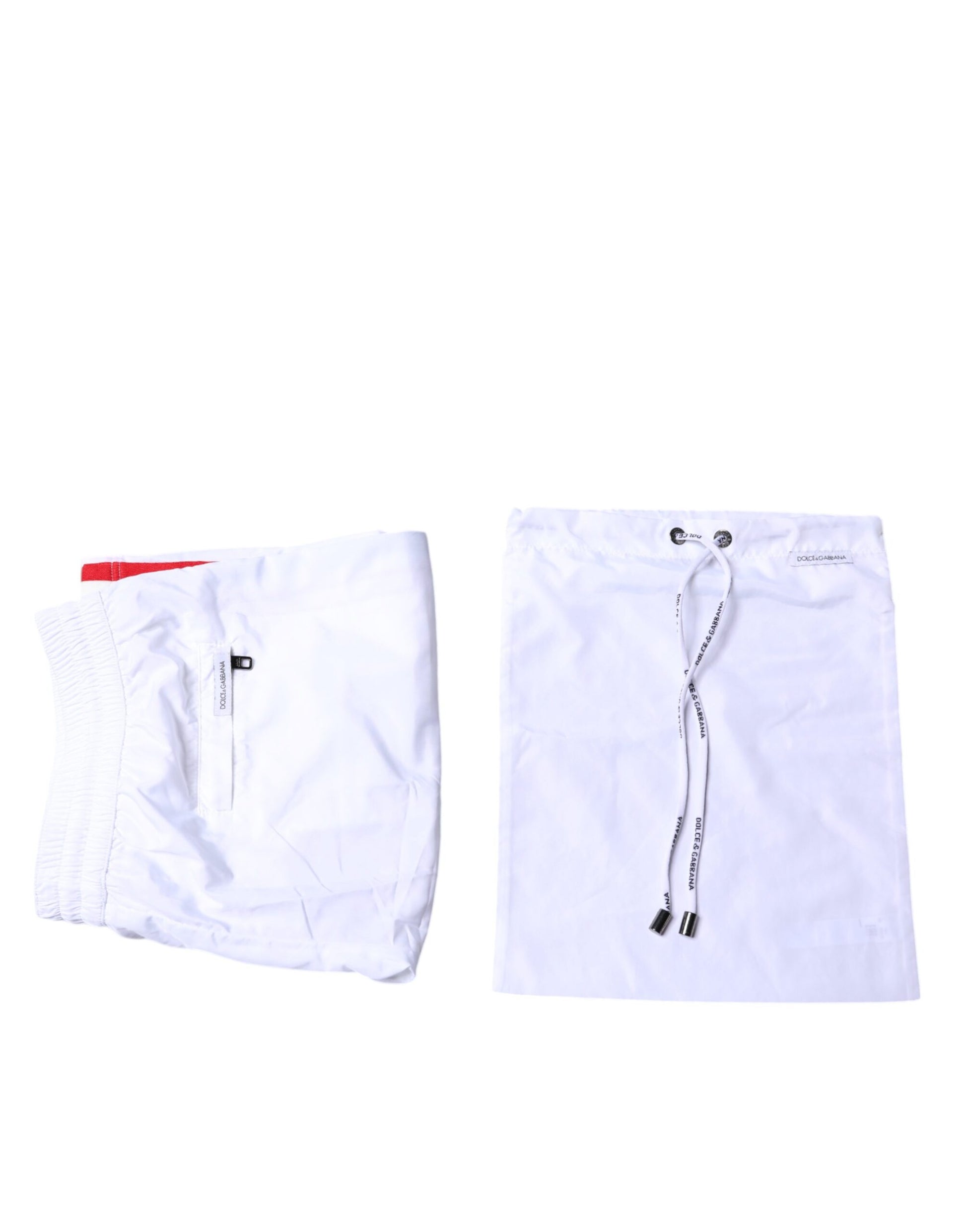 Dolce & Gabbana White Swim Shorts for Men additional view