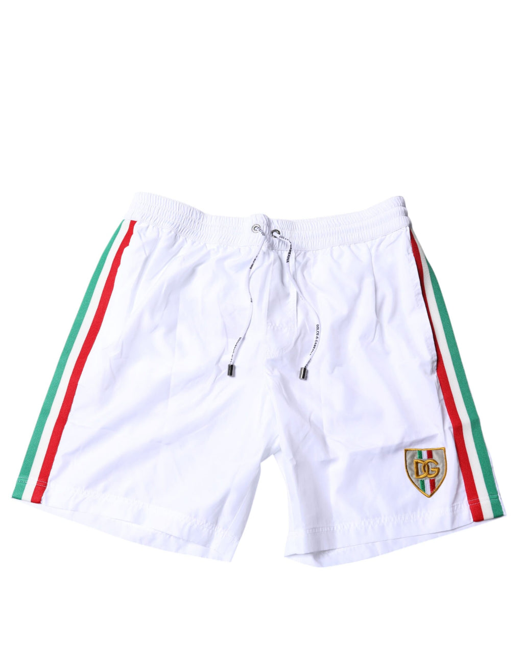 Shorts de bain 2 pièces Dolce & Gabbana rayures blanches