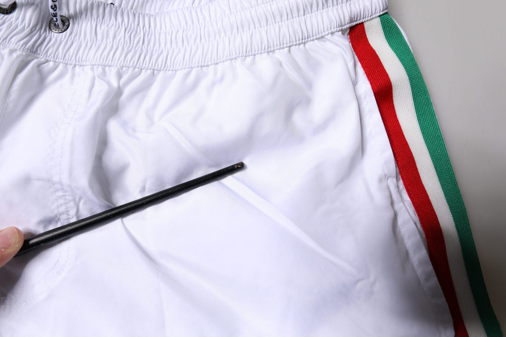 Dolce & Gabbana White Swim Shorts for Men additional view