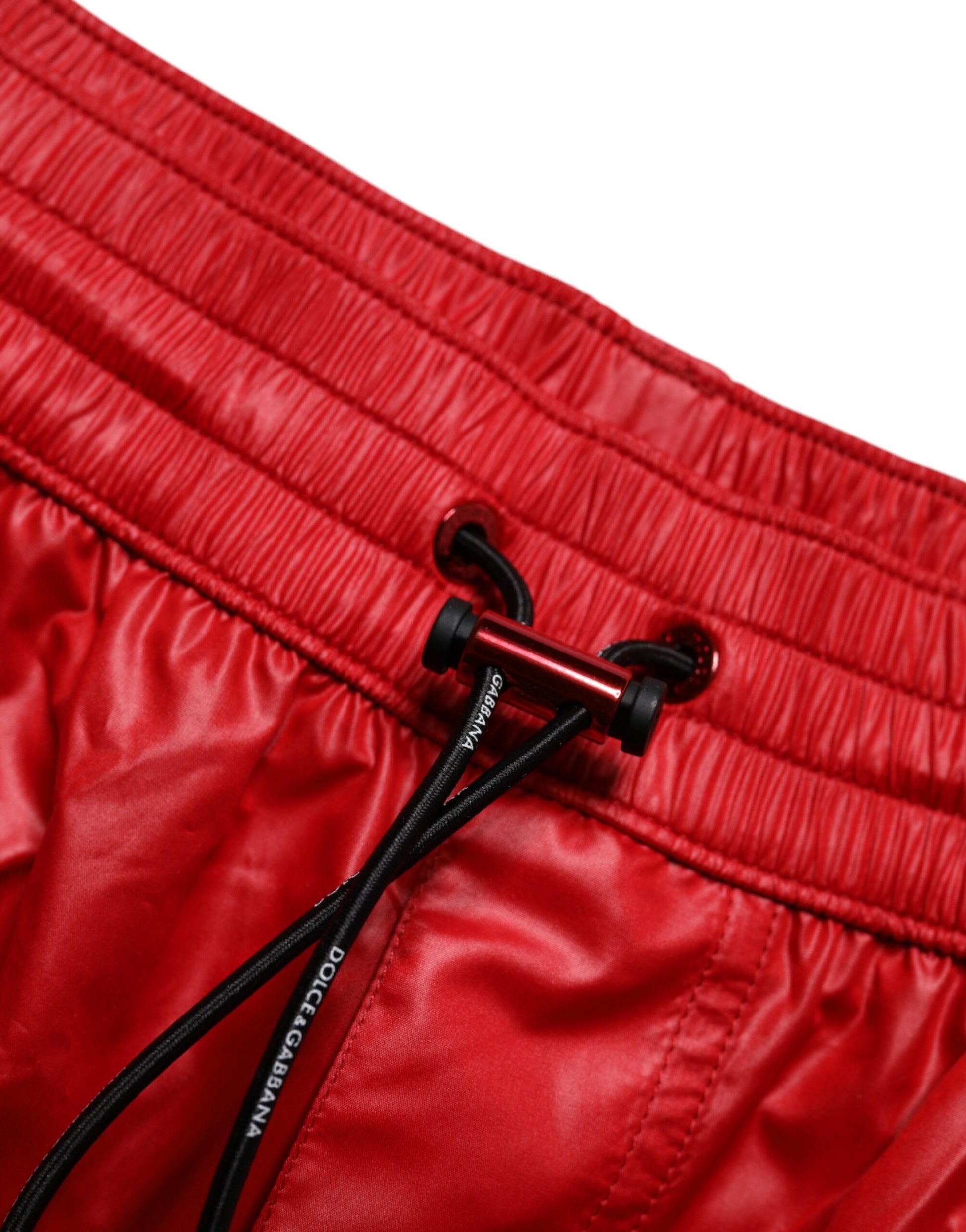 Dolce & Gabbana Red Swim Shorts for Men additional view