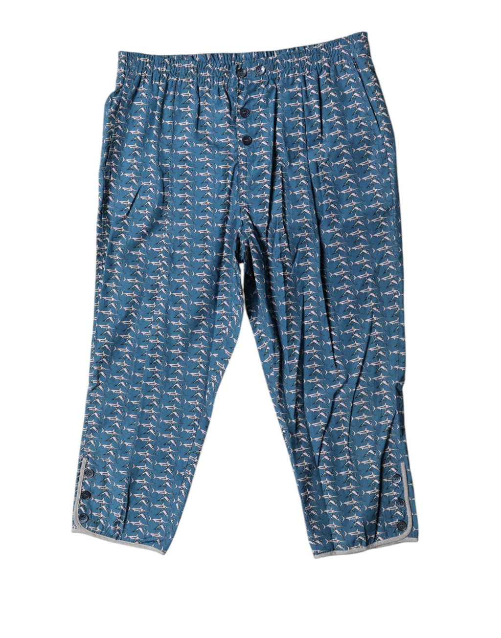 Maillot de bain de plage court imprimé requin bleu Dolce & Gabbana
