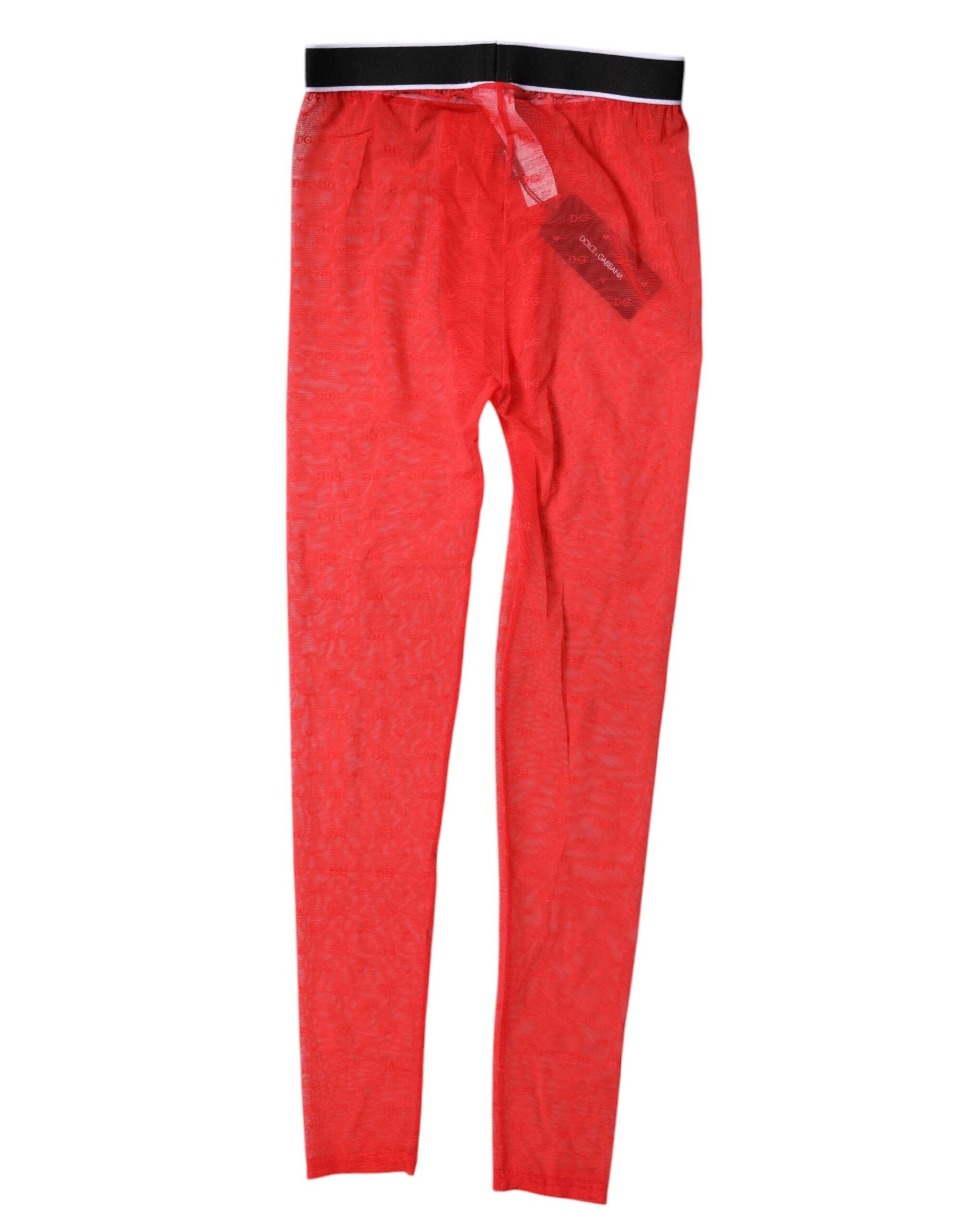 Dolce & Gabbana Red Tights for Women side view