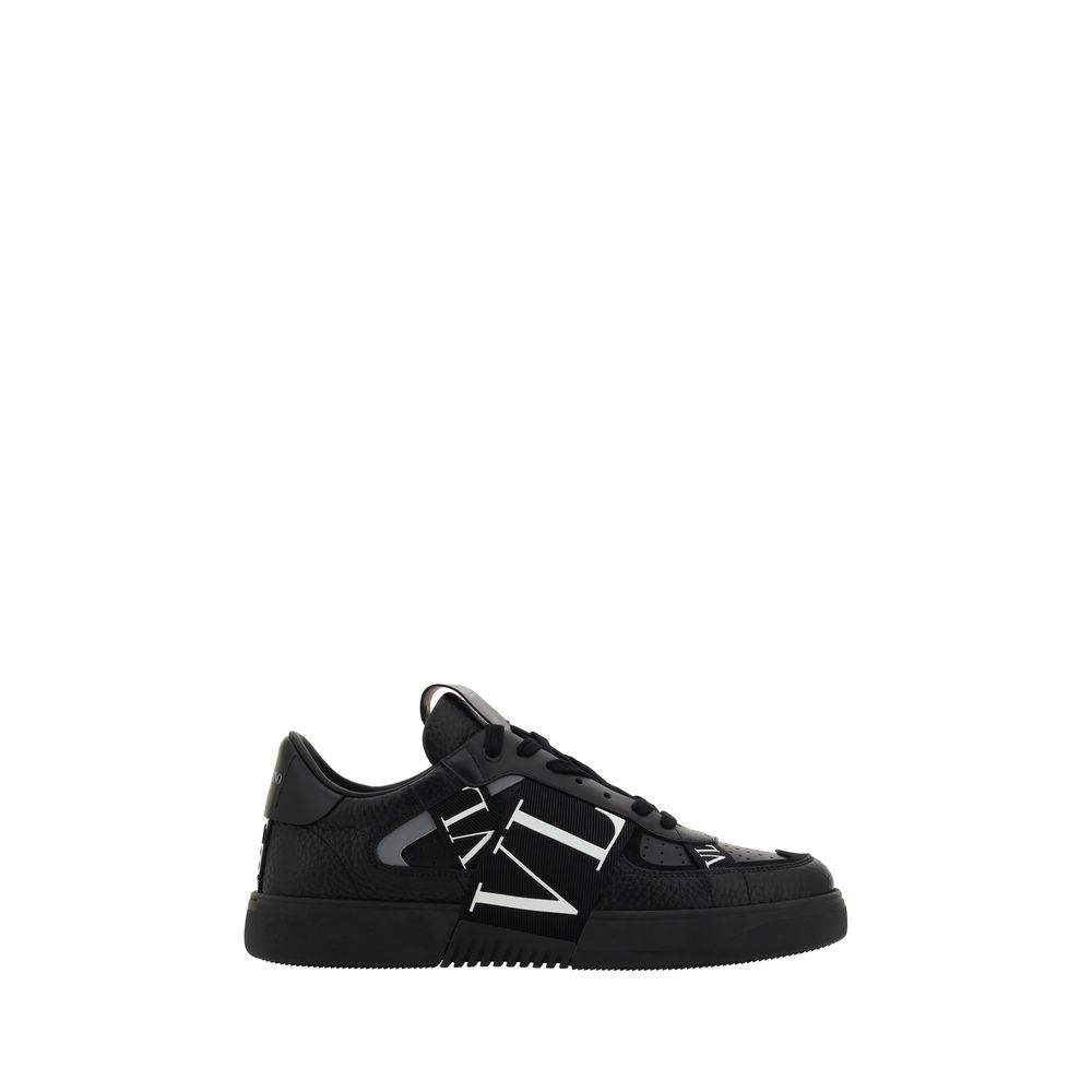 Valentino Garavani Black Low Top Sneakers for Men