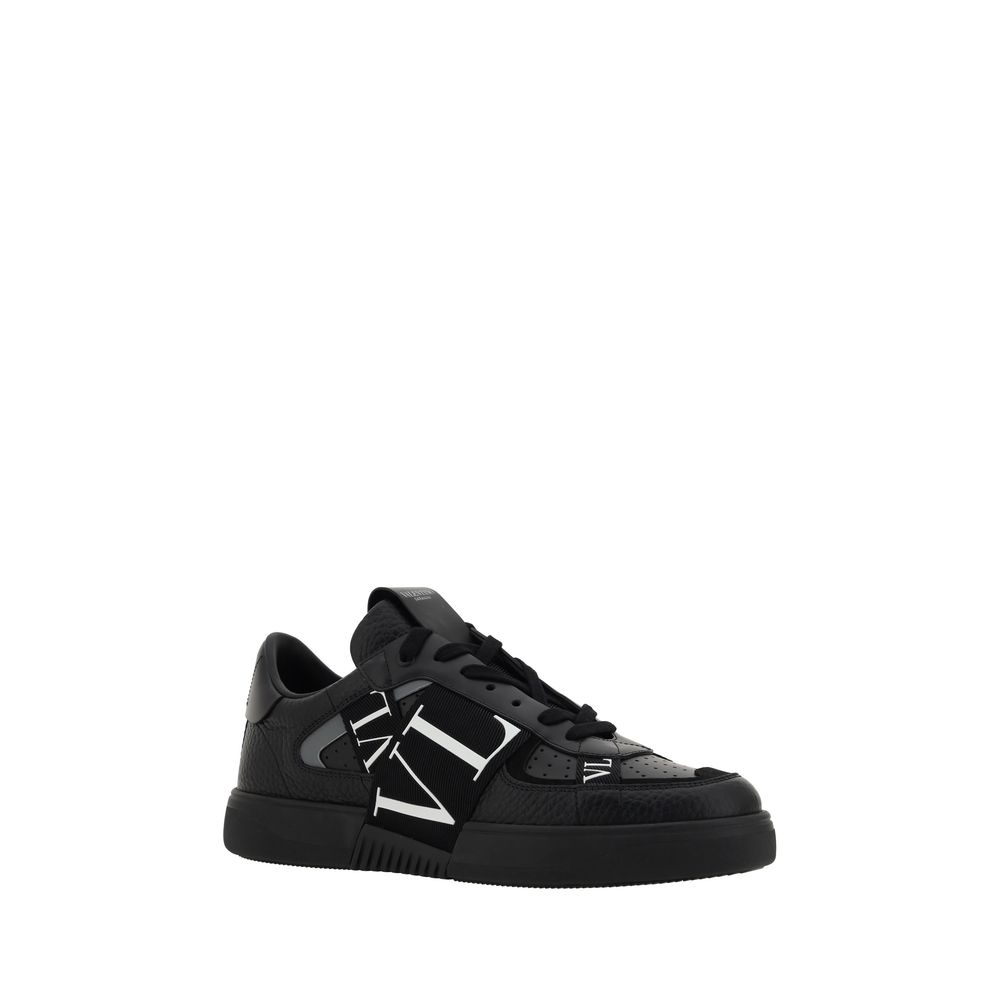 Valentino Garavani Black Low Top Sneakers for Men alternate view